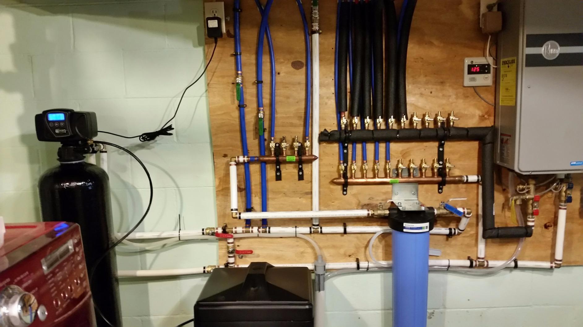 AFWFilters Fleck 5600 SXT Digital Water Softener with 10% Crosslink Resin | Complete System: 48K Grain, Metered On-Demand Control, Chlorine-Resistant, Brine Tank & Bypass Included, Whole House Ready customer photo 1