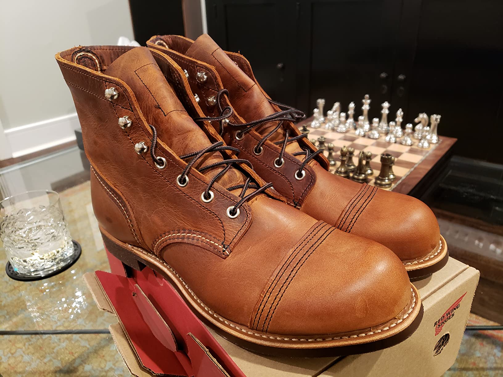 Red Wing Heritage Men's Iron Ranger Work Boot, Copper Rough and Tough customer photo 1