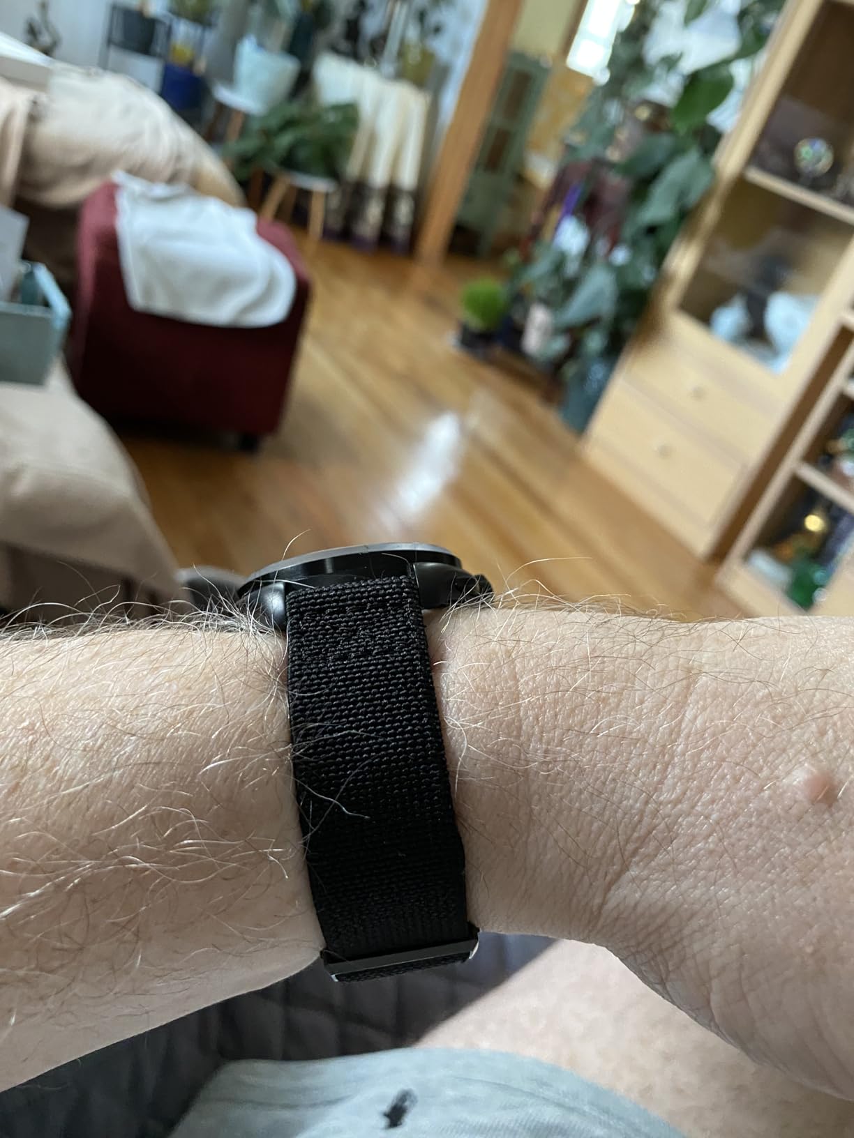 Men's Archive Series Lunar Pilot 6-Hand Chronograph Precisionist Black Ion-Plated Stainless Steel, Black NATO Strap and Sapphire Crystal Style: 98A186 customer photo 1