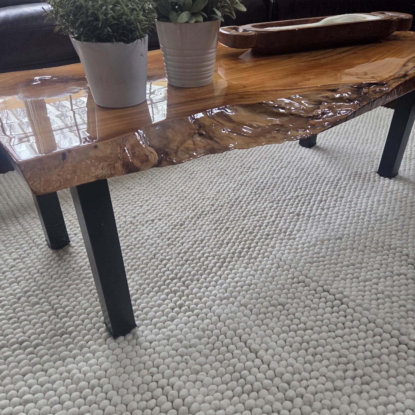 SAFAVIEH Natura Collection Area Rug 9x12 - Ivory, Handmade Wool Blend, Textured Design, Ideal for Living Room, Bedroom, Dining Space (NAT620A) customer photo 1