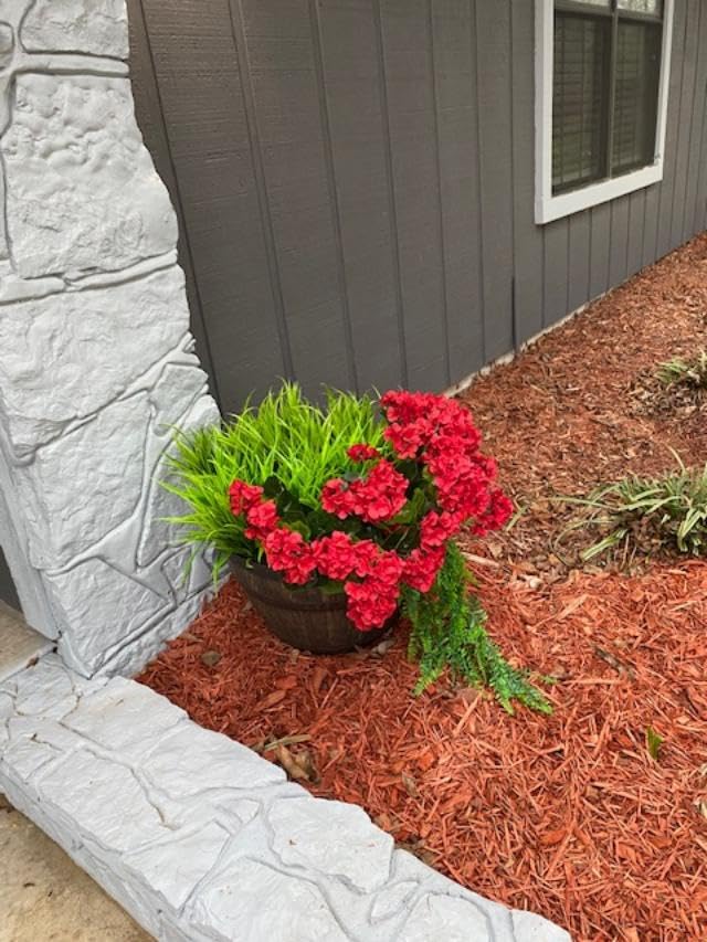 Nearly Natural Geranium Artificial Bush, UV Resistant, Set of 3 (Indoor/Outdoor) customer photo 2