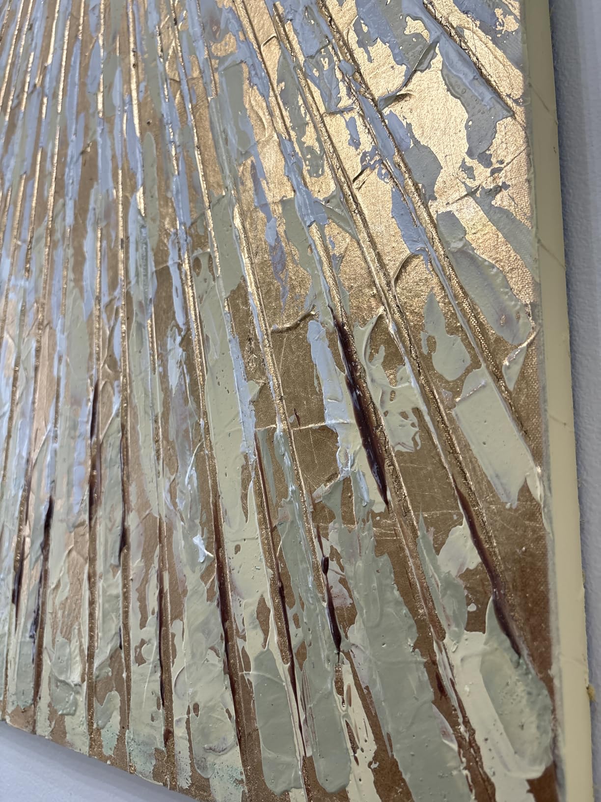 Empire Art Direct Abstract Wall Art Textured Hand Painted Canvas by Martin Edwards, Triptych, 60