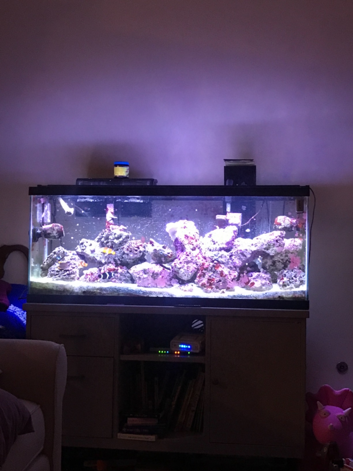 Fluval Sea Marine 3.0 LED Aquarium Lighting for Coral Growth, 59 Watts, 48-60 Inches customer photo 2