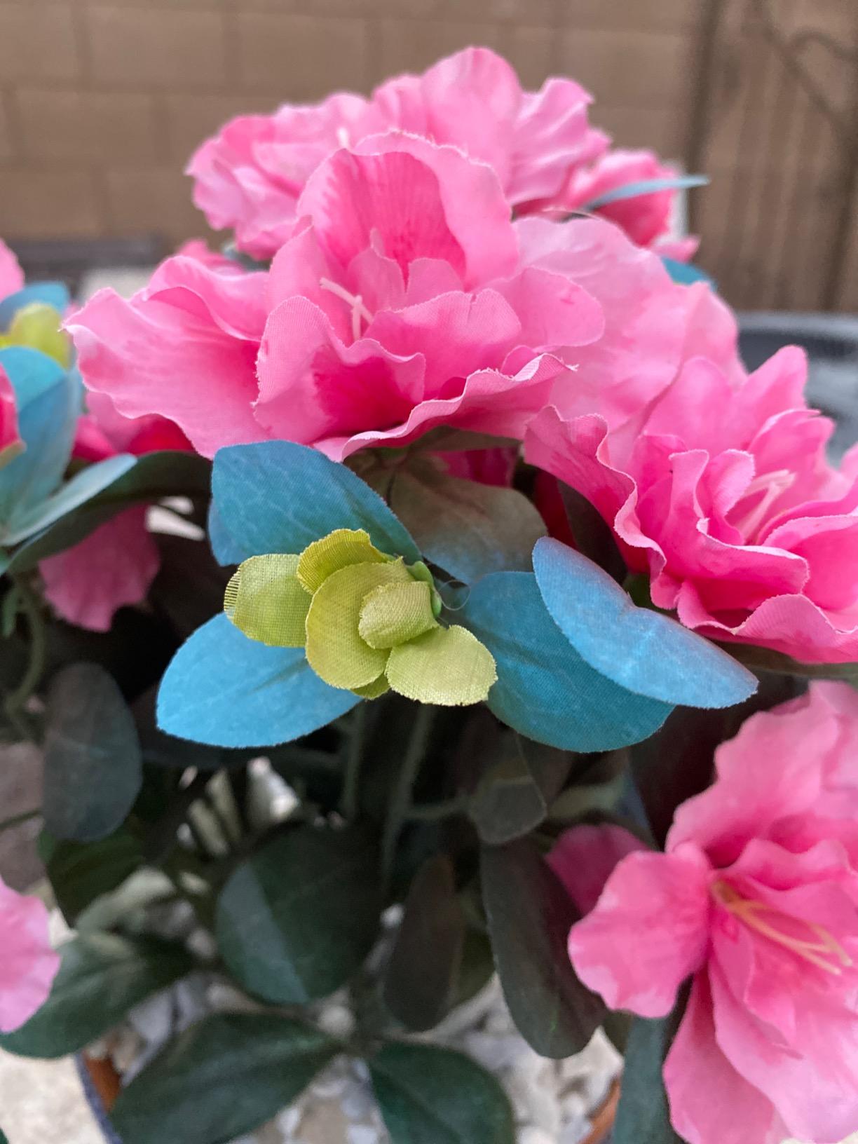 Nearly Natural 13in. Azalea Artificial Plant (Set of 4) customer photo 1