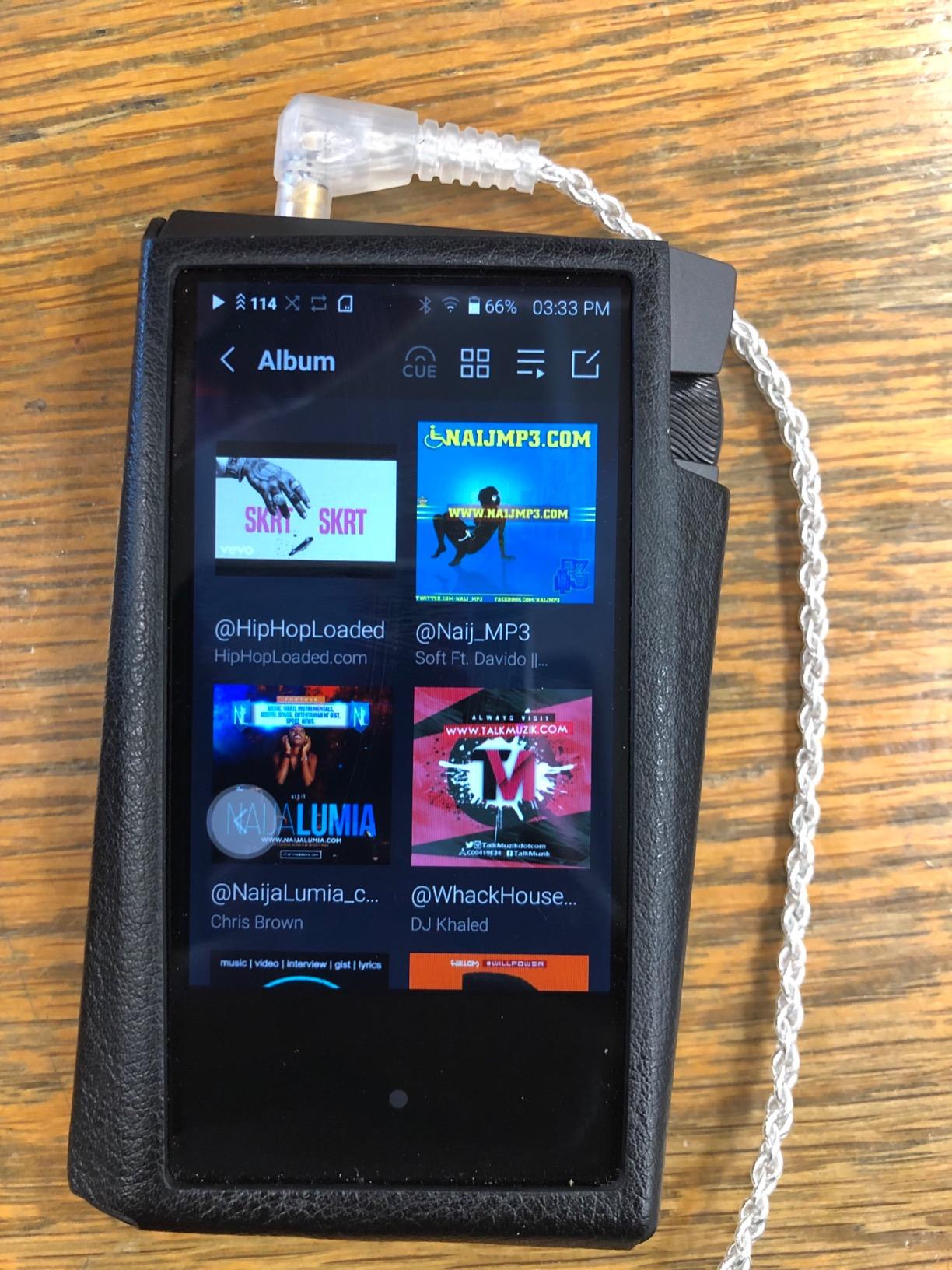 A&Norma SR15 Portable High Resolution Audio Player, Dark Gray customer photo 2