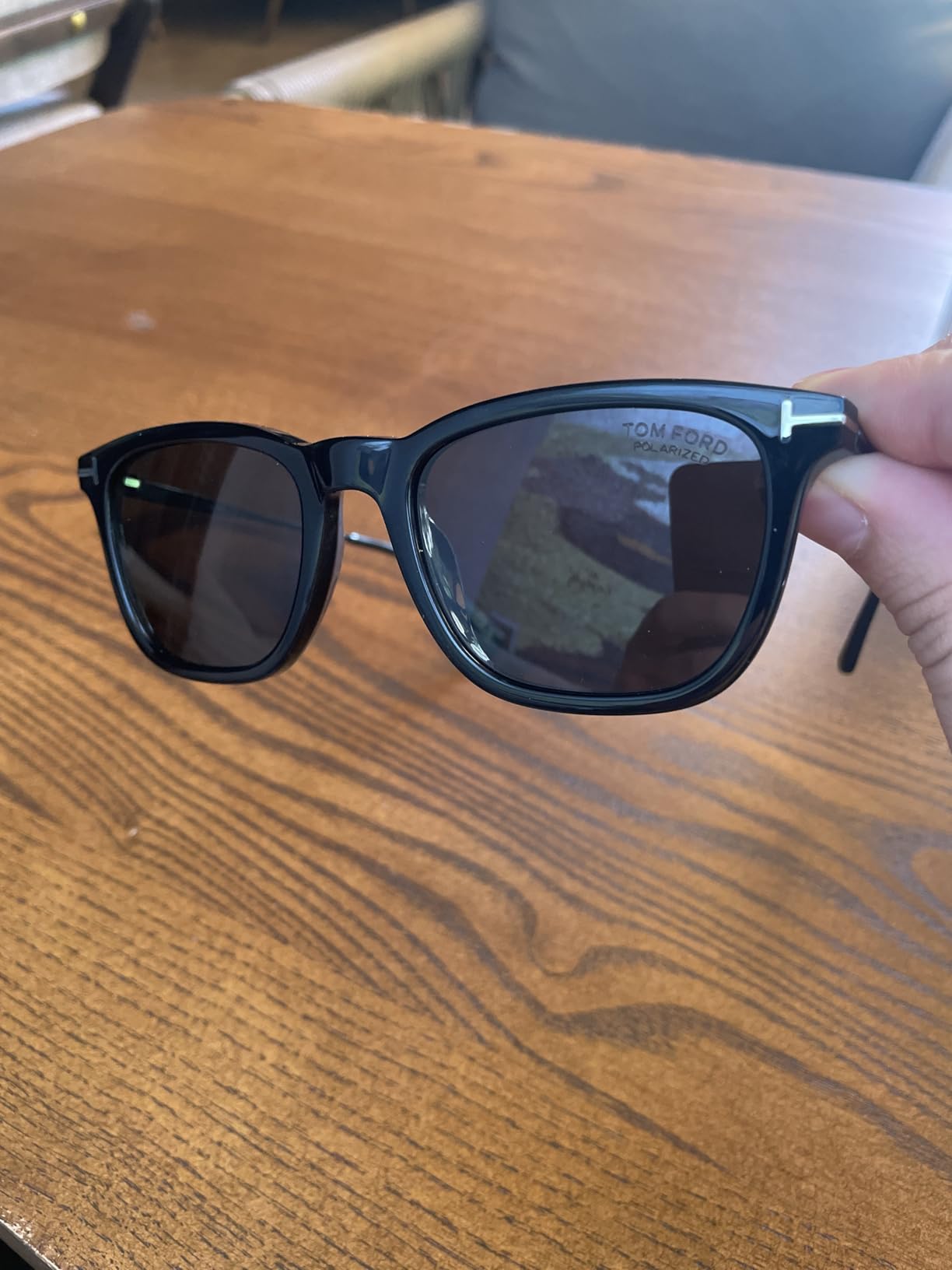 Sunglasses Tom Ford FT 0625 Arnaud-02 01D Shiny Black/Smoke Polarized customer photo 2
