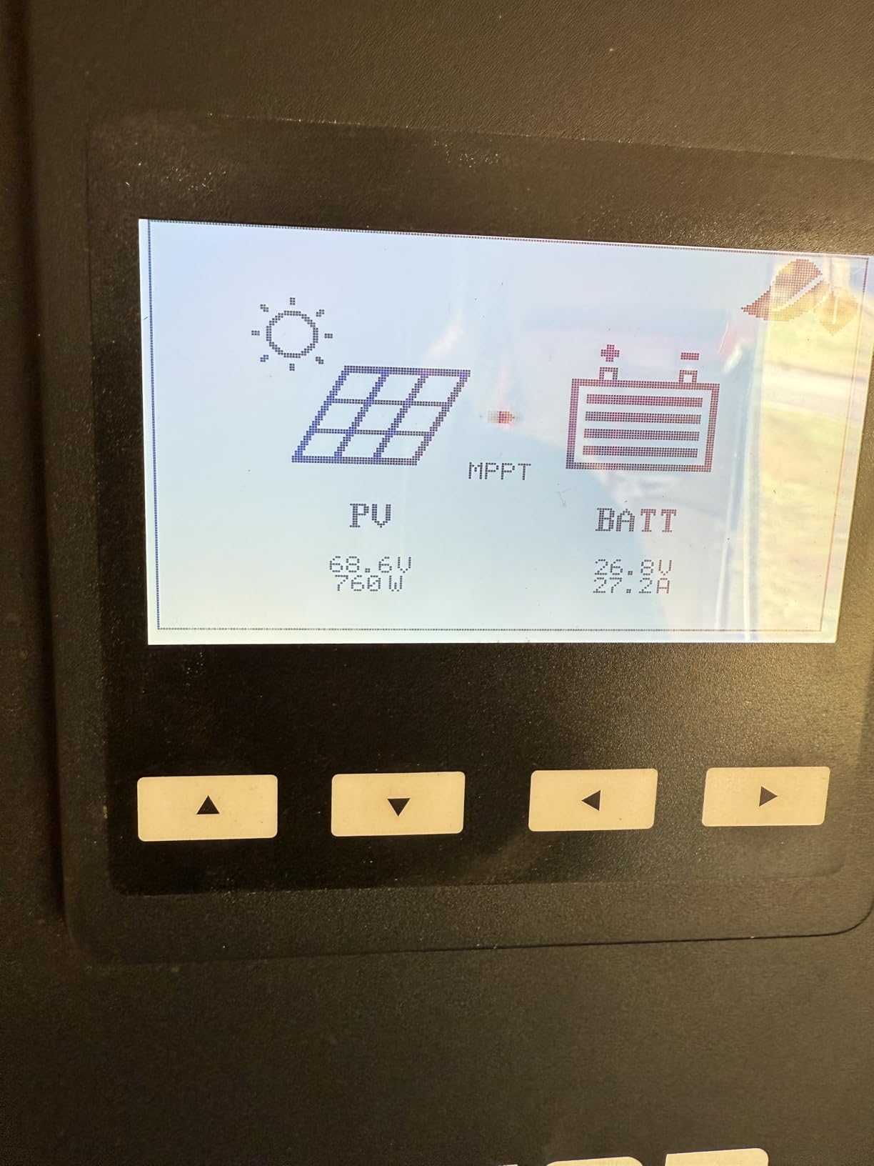 Renogy Rover 30A 12V/24V Auto DC Input MPPT Solar Charge Controller Parameter Adjustable LCD Display Solar Panel Regulator fit for Gel Sealed Flooded and Lithium Battery, Rover 30A,Black customer photo 1