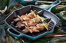 Le Creuset Enameled Cast Iron Signature Square Skillet Grill, 10.25