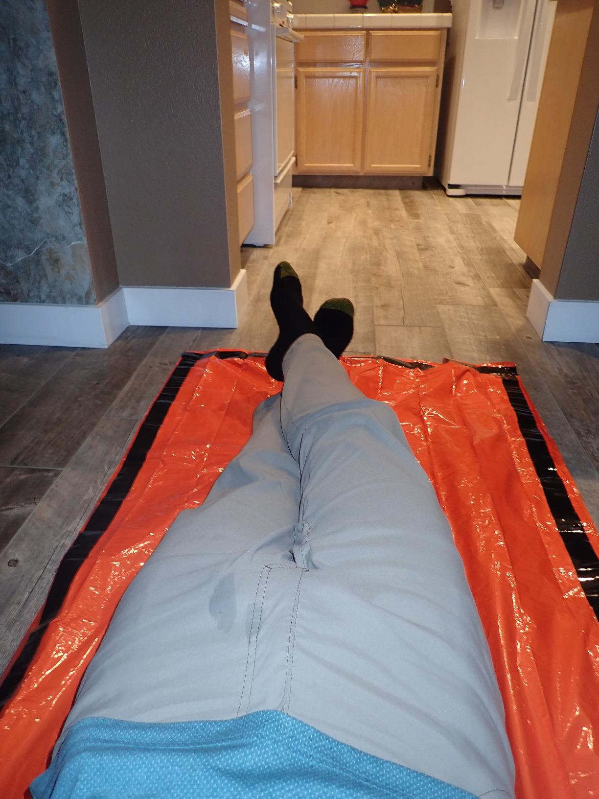 Zmoon Emergency Sleeping Bag Survival Bag, Portable Waterproof Thermal Bivy Sacks, Bivvy Bags, Camping Mylar Sleeping Bag Survival Gear Emergency Blankets Survival Shelter customer photo 2