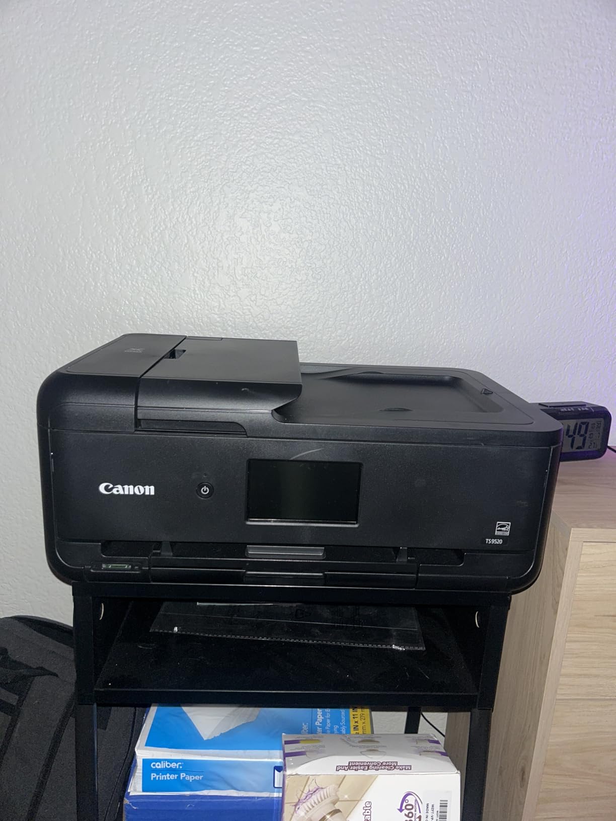 Canon PIXMA TS9520 All In one Wireless Printer Home or Office| Scanner | Copier | Mobile Printing with AirPrint and Google Cloud Print, Black, Works with Alexa, One Size customer photo 1