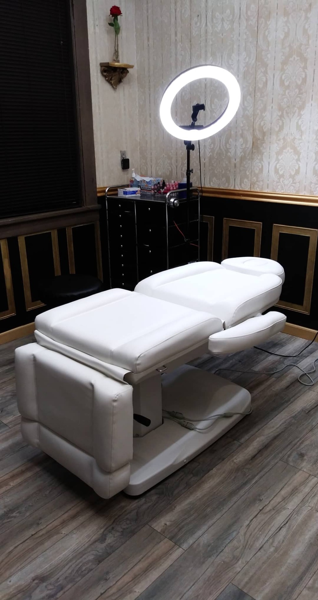 DIR Full Electrical Medical Aesthetic Chair Facial Beauty Bed Podiatry Doctors Office Chair with 3 Motors customer photo 1
