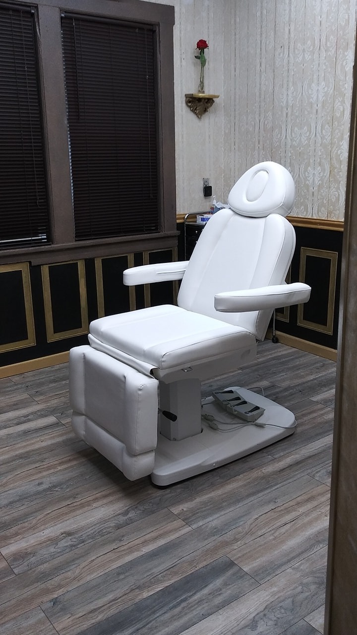 DIR Full Electrical Medical Aesthetic Chair Facial Beauty Bed Podiatry Doctors Office Chair with 3 Motors customer photo 2