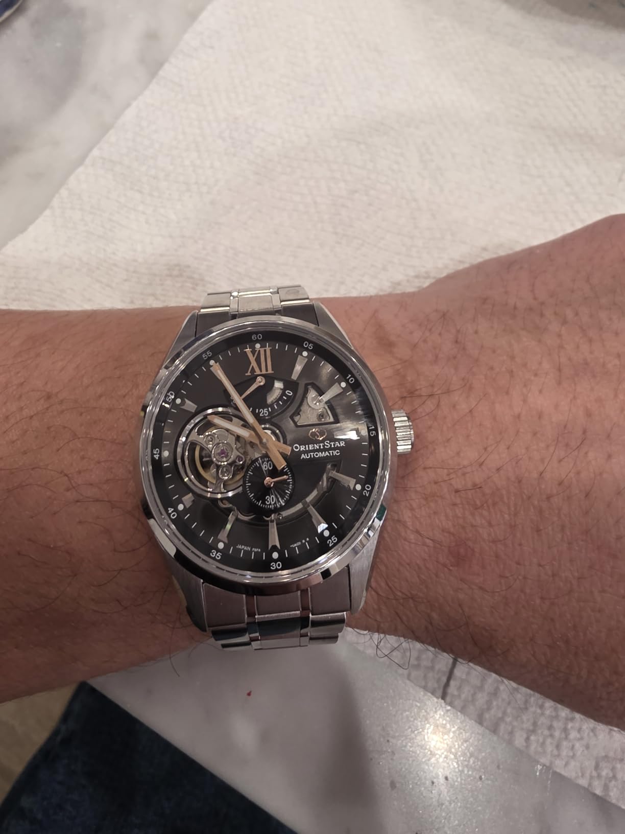 Orient Star Modern Skeleton Automatic Watch - Japanese Made Mechanical Open Heart customer photo 1
