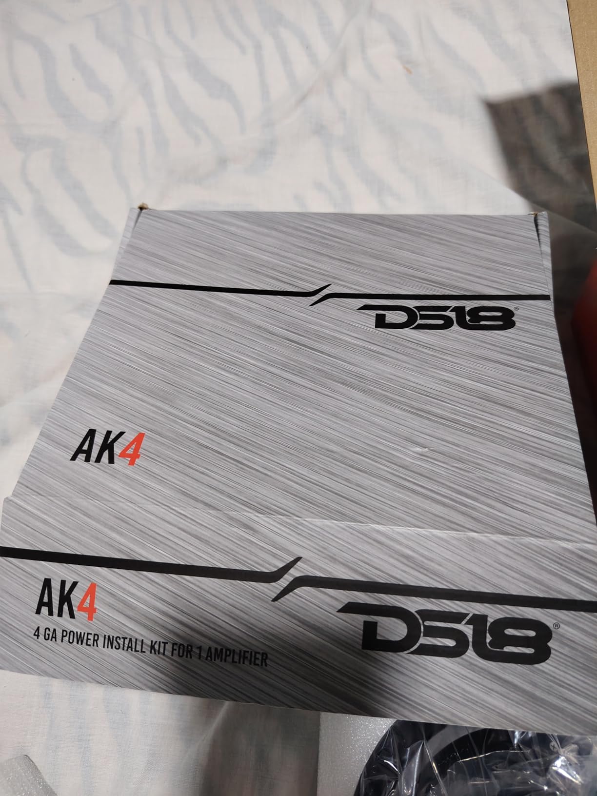 DS18 AK4 Complete 4 Gauge CCA Amplifier Installation Wiring Kit - 1200W for 1 Amplifier customer photo 1