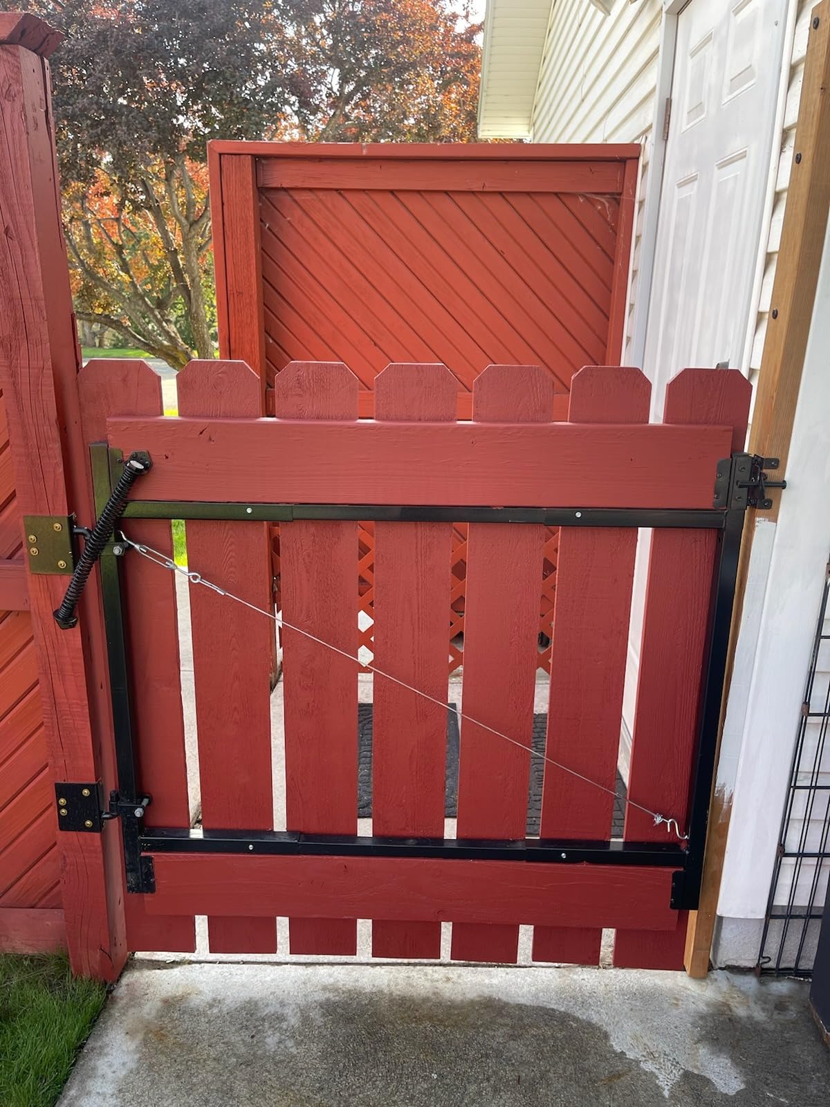 Adjust A Gate Steel Frame Gate Adjustable Building Kit for Doorway and Driveway, 36 to 60 Inches Wide and 4 Inches High, 2 Pack customer photo 1
