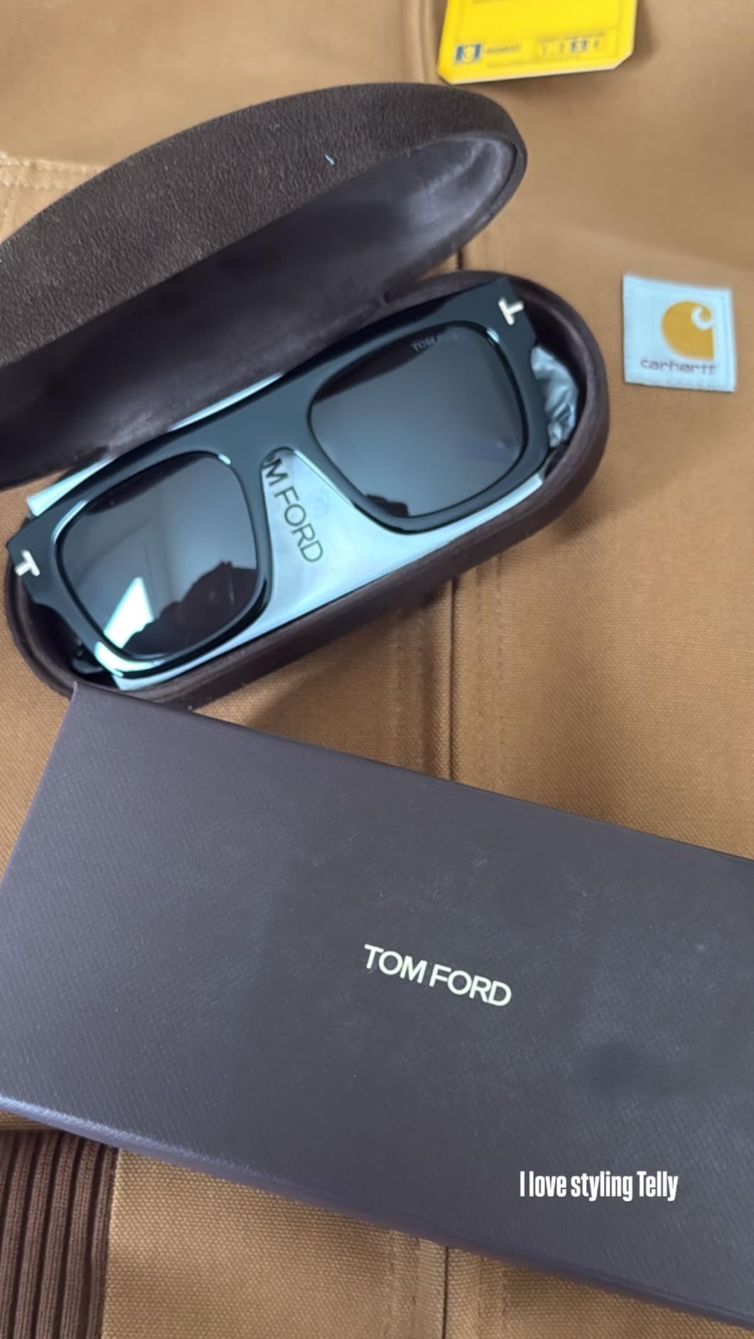Tom Ford Unisex Classic Rectangular Polarized Sunglasses customer photo 1