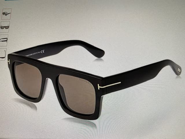 Tom Ford Unisex Classic Rectangular Polarized Sunglasses customer photo 2