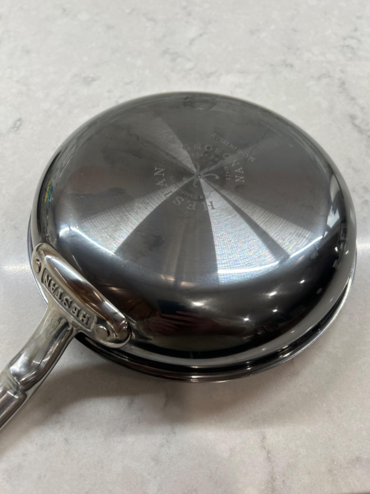 NanoBond Collection - Titanium Stainless Steel 8.5-Inch Frying Pan - Toxin, PFAS, & Chemical Free Clean Cookware, Induction Cooktop Compatible customer photo 2