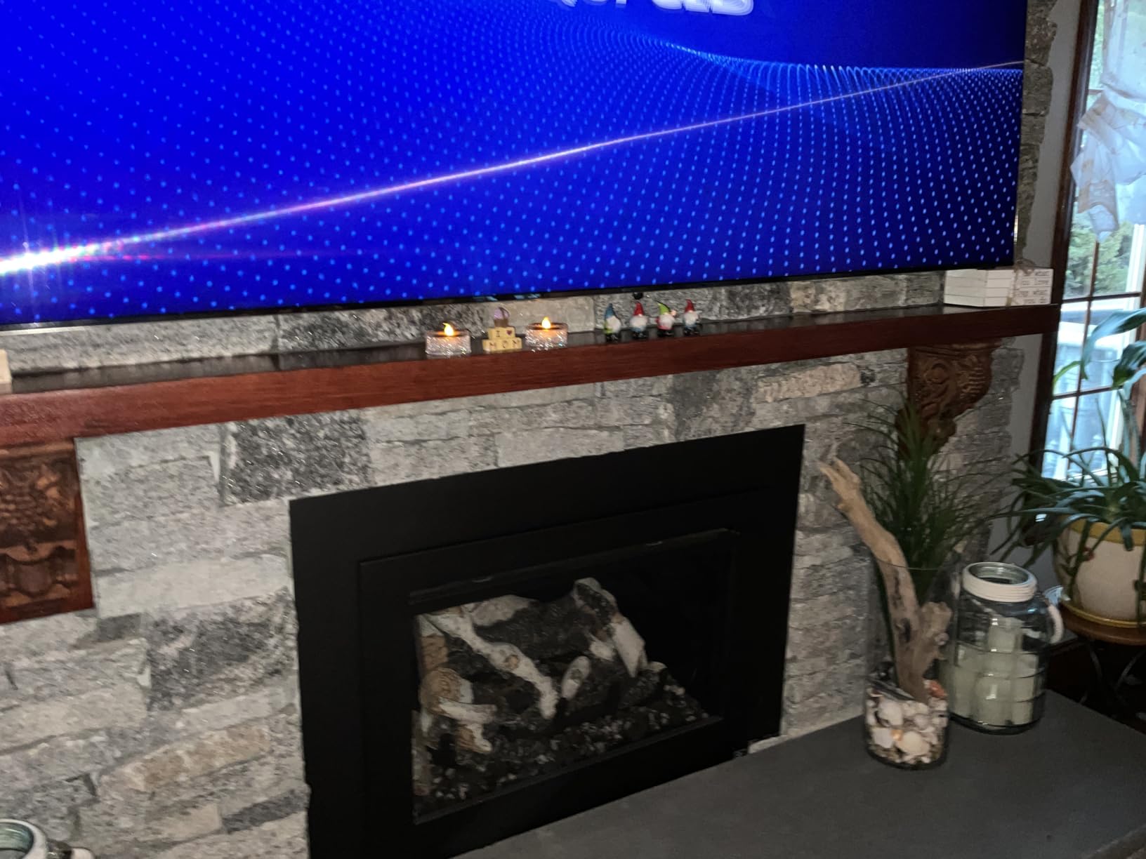 Shimmer Tea Light Holder, Candle Holder with Clear Swarovski Crystals Featuring an Aurora Borealis Effect Part of The Swarovski Shimmer Collection customer photo 2