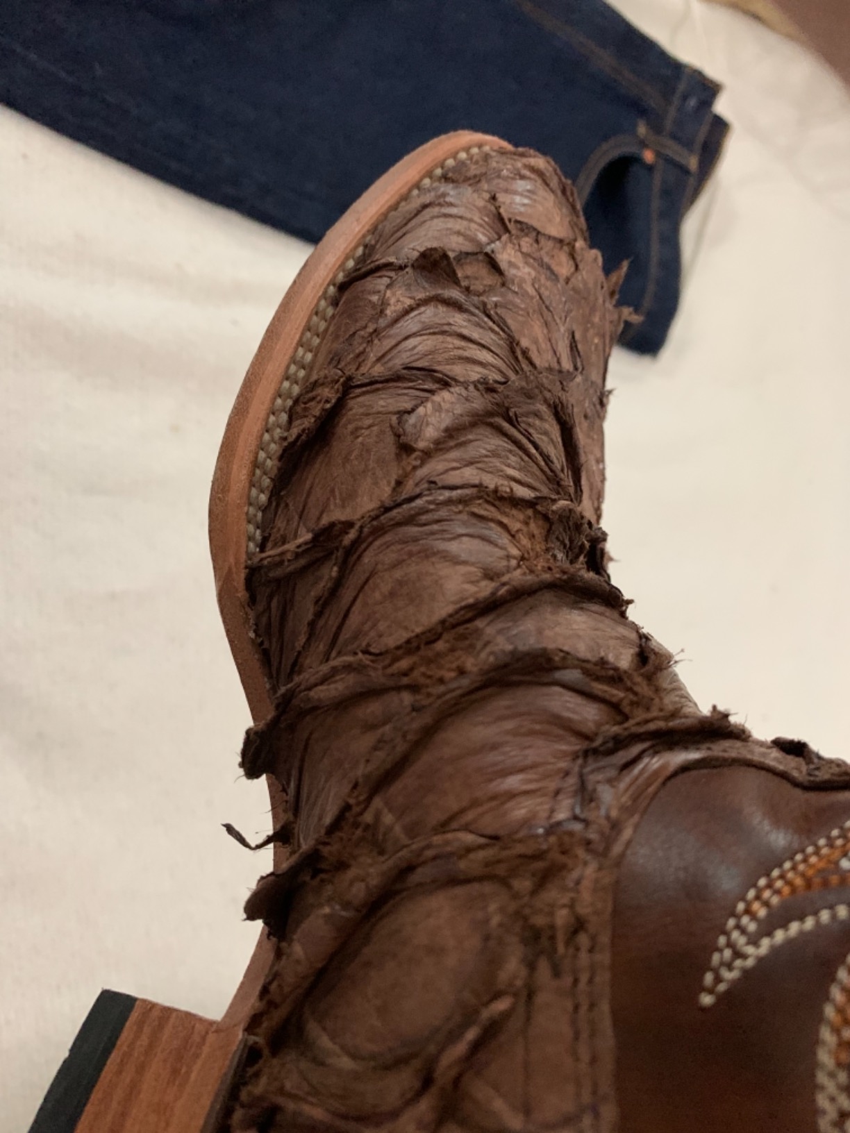 Cody James Men's Pirarucu Exotic Boot Broad Square Toe - Bbme404 customer photo 2