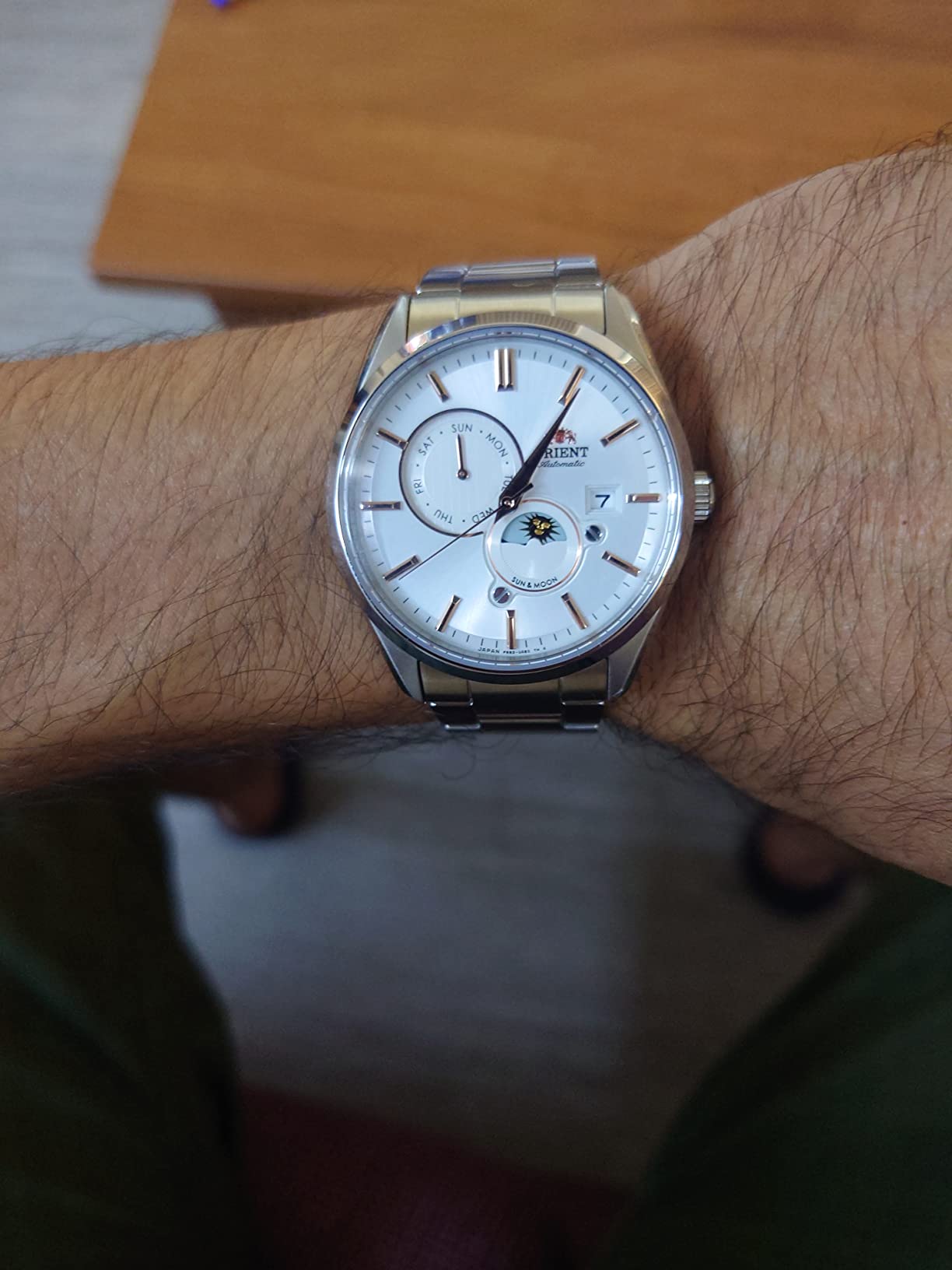 Orient Contemporary Sun & Moon Automatic Dress Watch customer photo 1