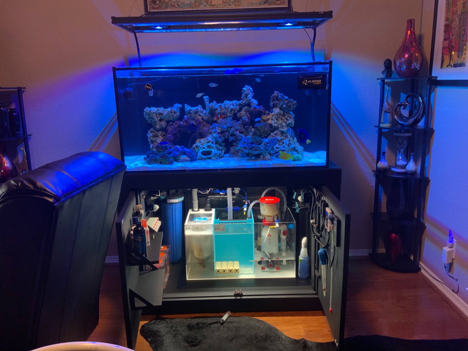 SC Aquariums 120 Gallon Starfire Glass Aquarium 12mm Eurobraced with Built-in Overflow Box - Rimless Design Ideal for Aquascaping customer photo 1