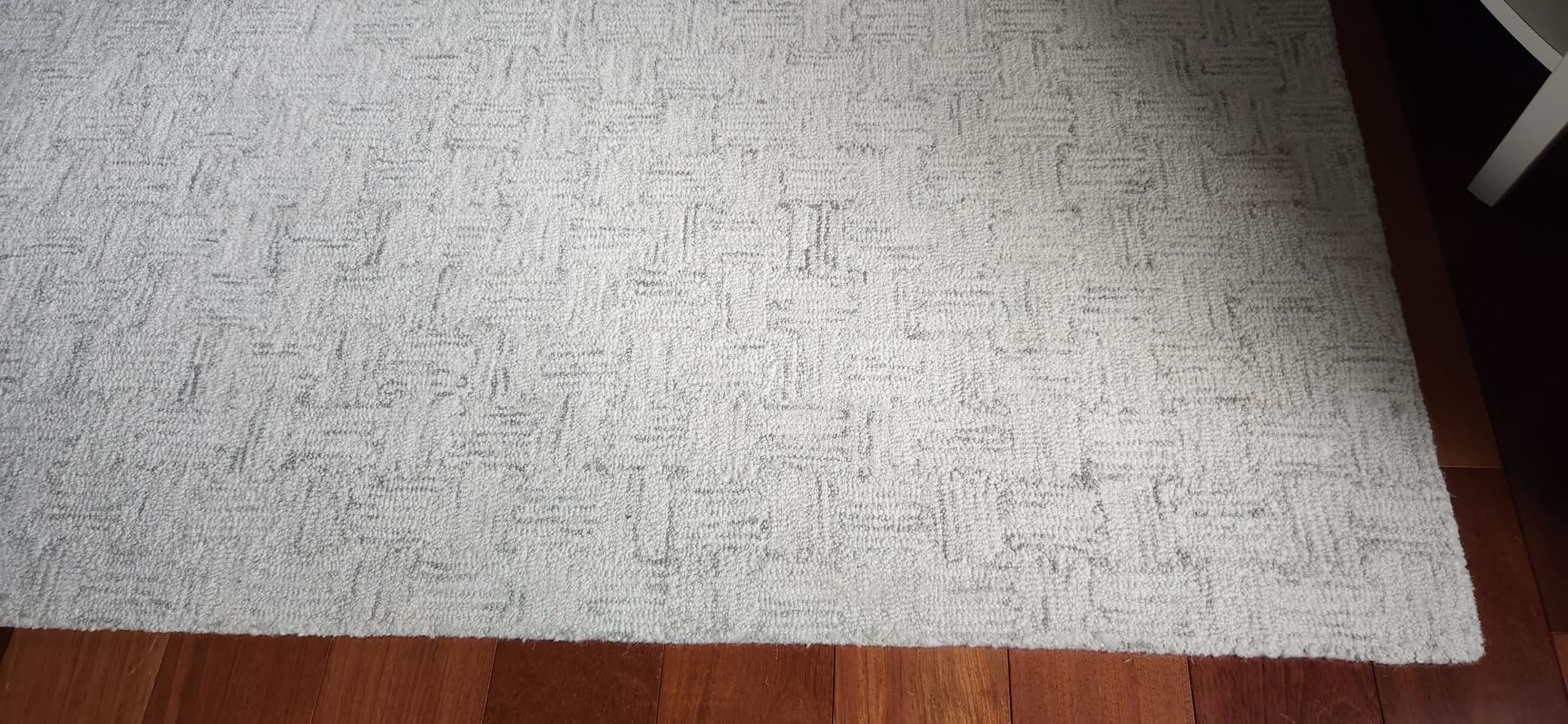 SAFAVIEH Micro-Loop Collection Area Rug - 9' x 12', Light Grey & Ivory, Handmade Wool, Ideal for High Traffic Areas (MLP537F) customer photo 2