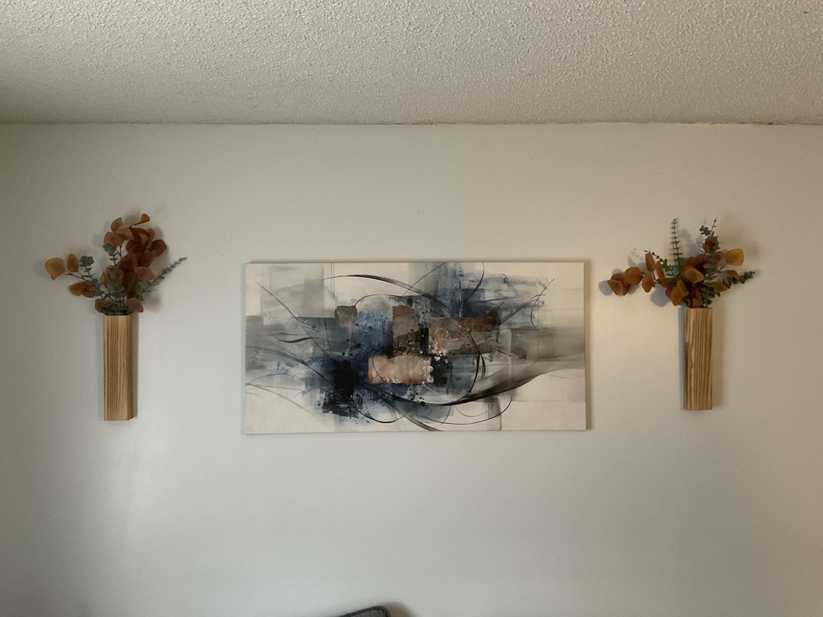 Wall Decorations Framed Large Cityscape New York Wall Decor Canvas Prints Abstract Brown City Theme Paintings Modern Canvas Wall Art customer photo 2