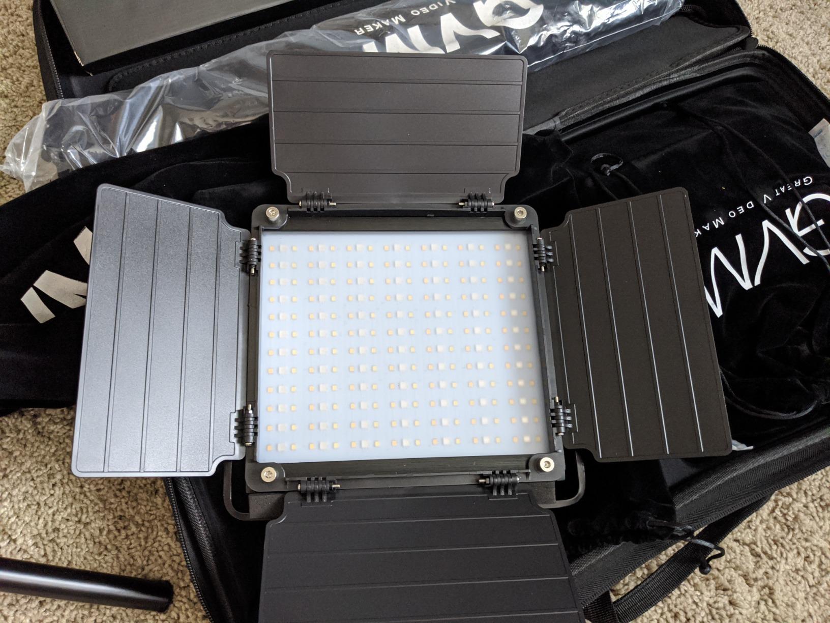 GVM RGB LED Panel Video Light, Photography Lighting with APP Control, 800D Video Lighting Kit for YouTube Studio, Gaming, Streaming, 8 Kinds of Scene Lights, CRI 97, 2 Packs customer photo 2