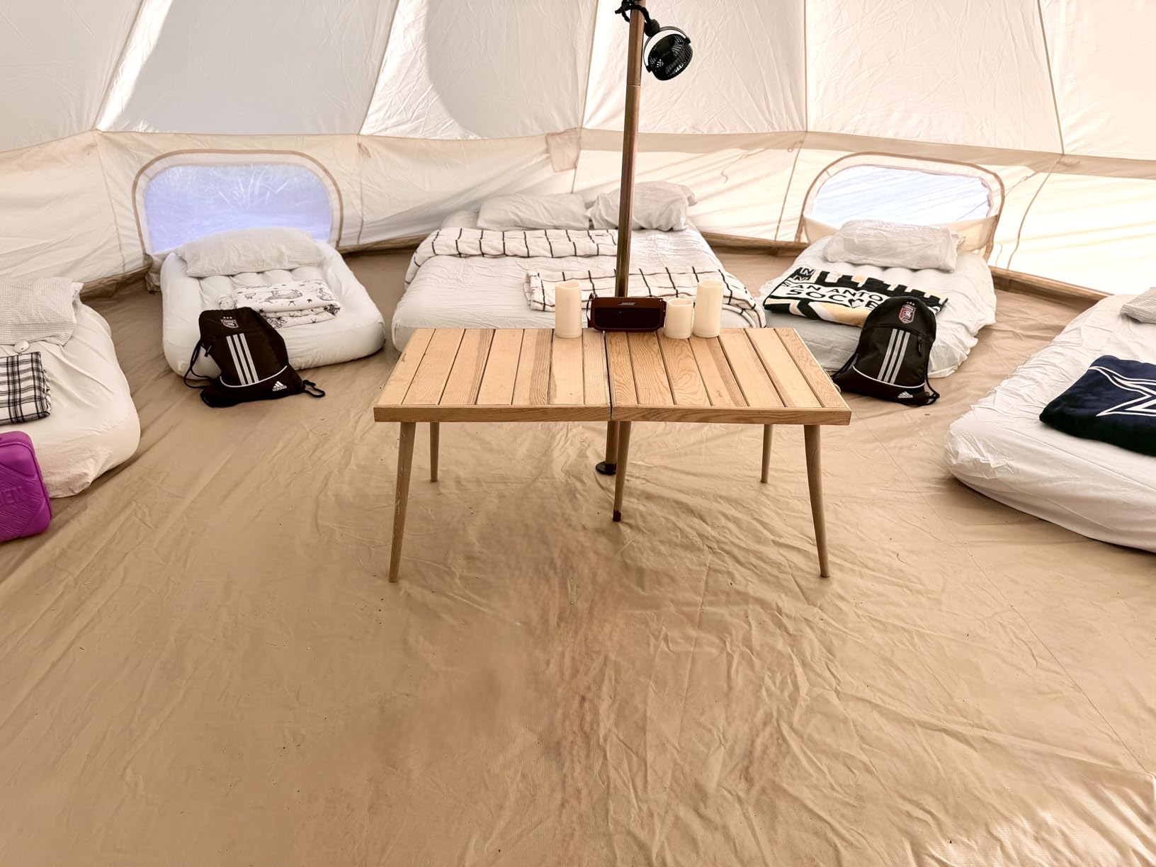 Outdoor Safari Glamping Tent Oxford 3M/ 4M/5M/6M Luxury Yurt Bell Tent for Family Camping customer photo 1