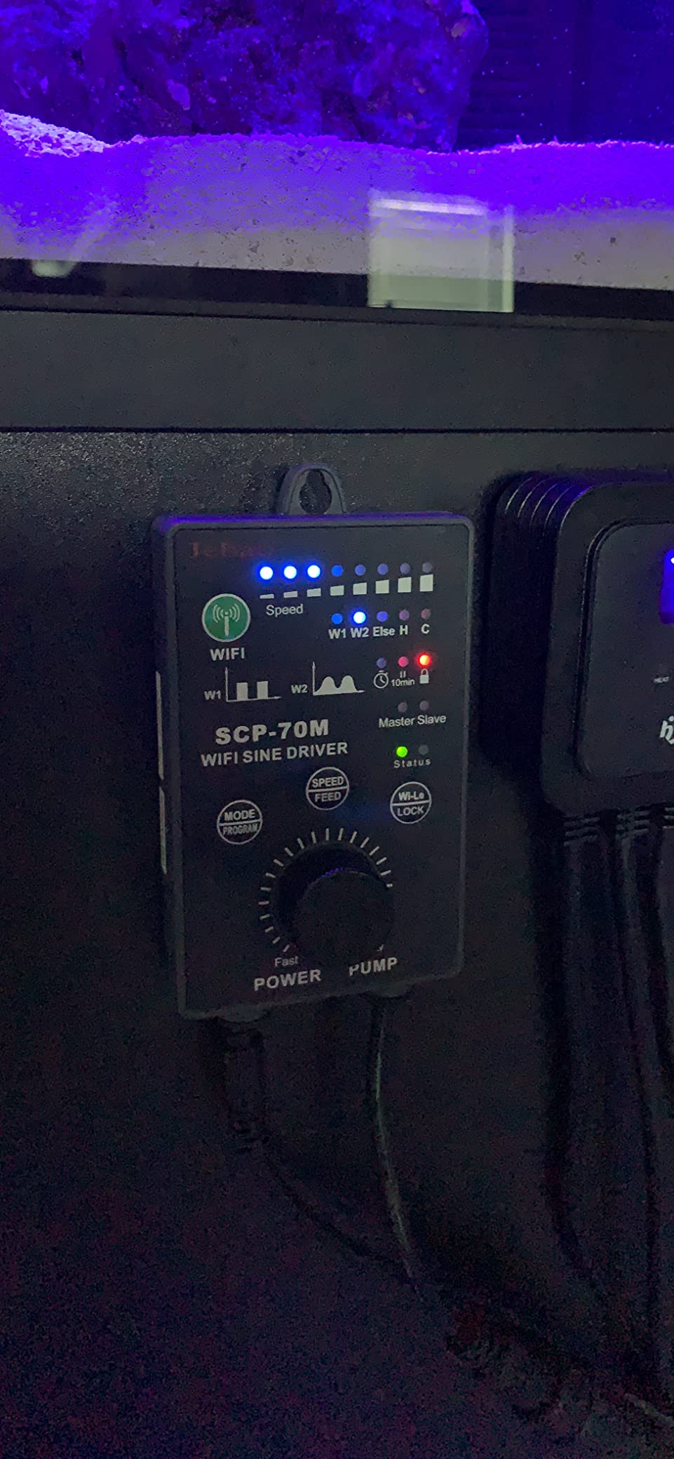 Jebao SCP WiFi Sine Cross Flow Pump Wave Maker with Controller (SCP-70M) customer photo 1