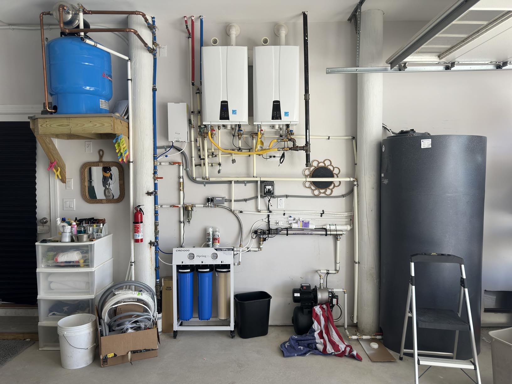 iSpring CRO1000 4-Stage Tankless Commercial Reverse Osmosis Water Filtration System, for House, Restaurant, Small Business, and Light Industrial Use,1000 GPD High Flow, Upgraded Size Filters customer photo 1