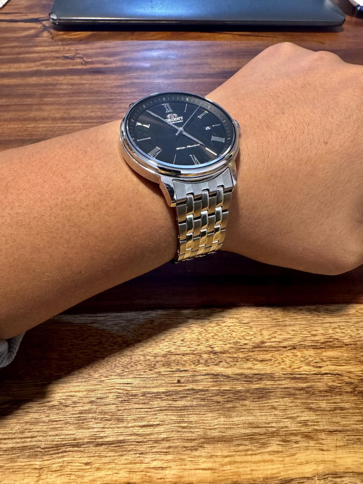 Orient RA-AC0J-R Open-Heart Japanese Automatic/Handwinding Dress Watch customer photo 1
