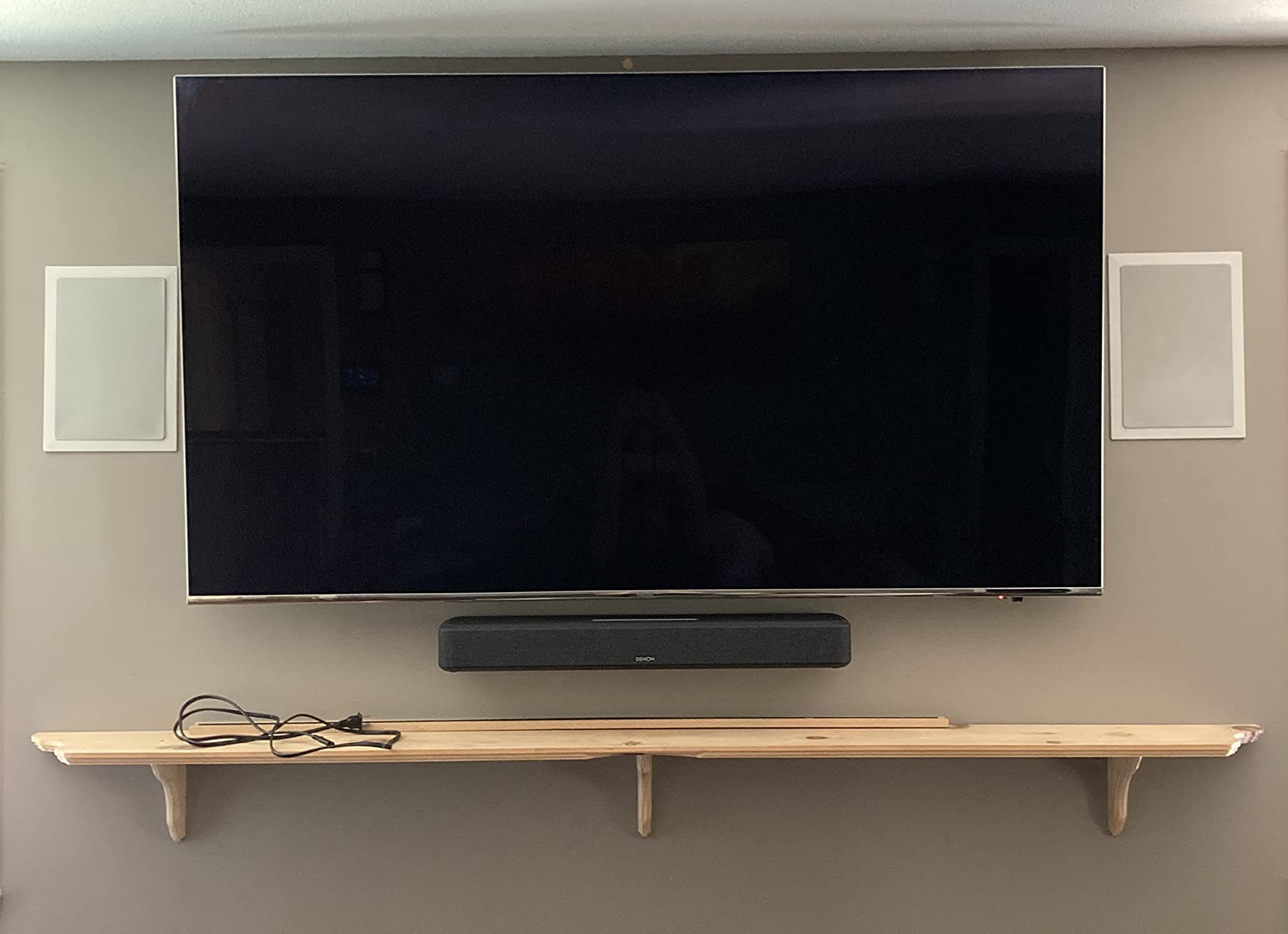 Denon Home 550 Wireless Smart Soundbar for TV with Dolby Atmos 3D Audio, Wi-Fi & Bluetooth, Built-in HEOS, Alexa, Siri & AirPlay 2, Spotify Connect, Pair Home Speakers & Subwoofer, Black customer photo 2