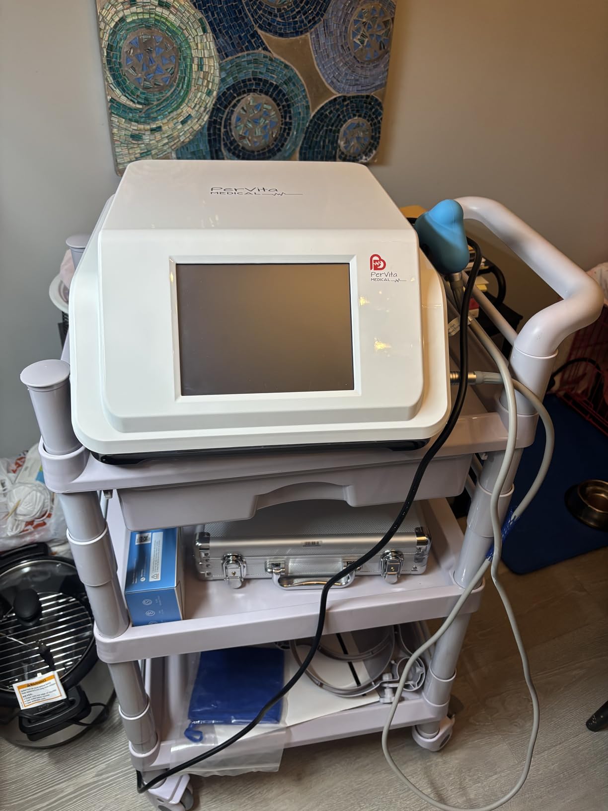PerVita Medical Extracorporeal Shock Wave Therapy ESWT Machine for Joint and Muscle Pain Relief customer photo 1