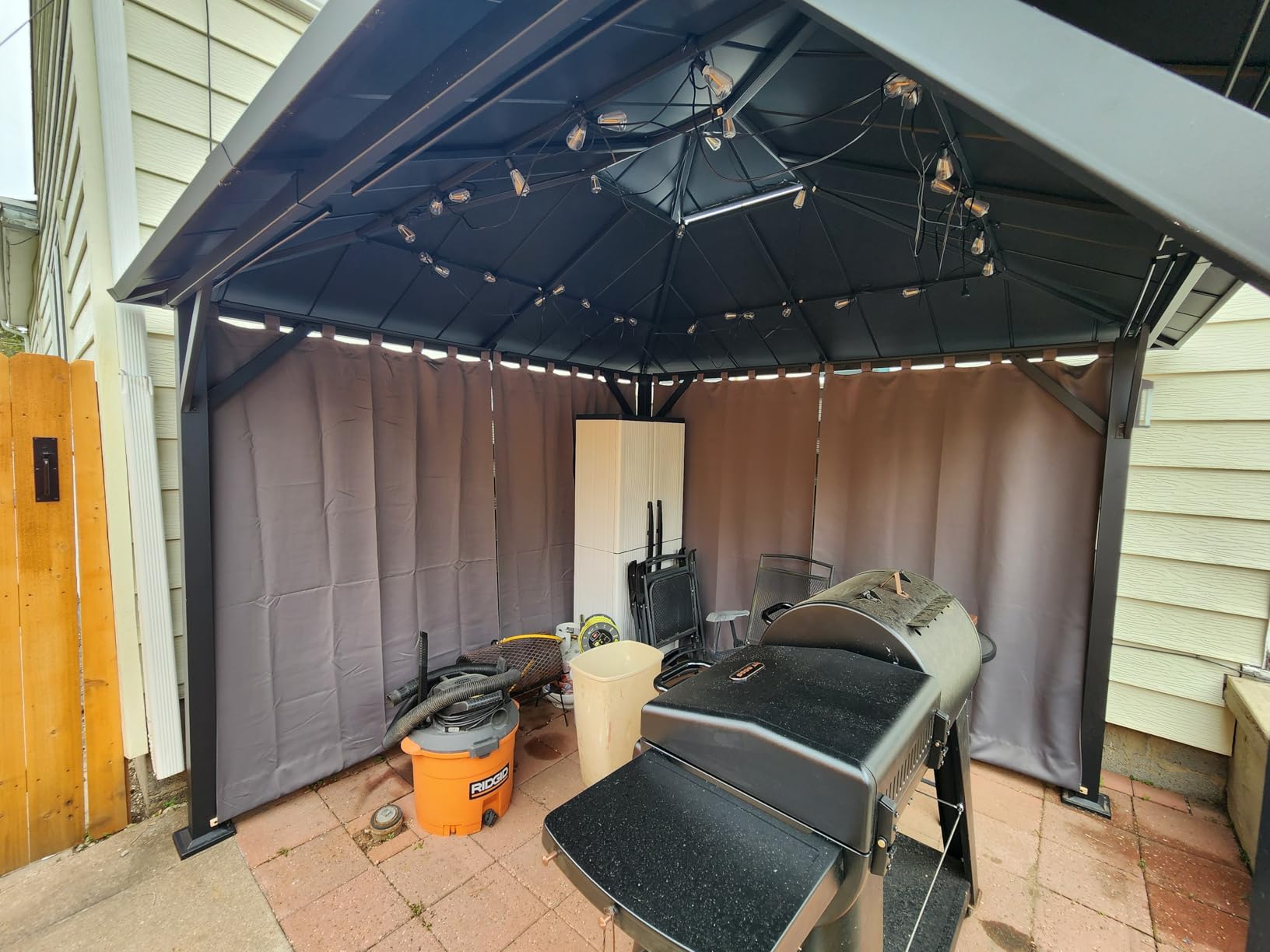 NICETOWN 2 Panels Outdoor Curtains for Patio Waterproof 84