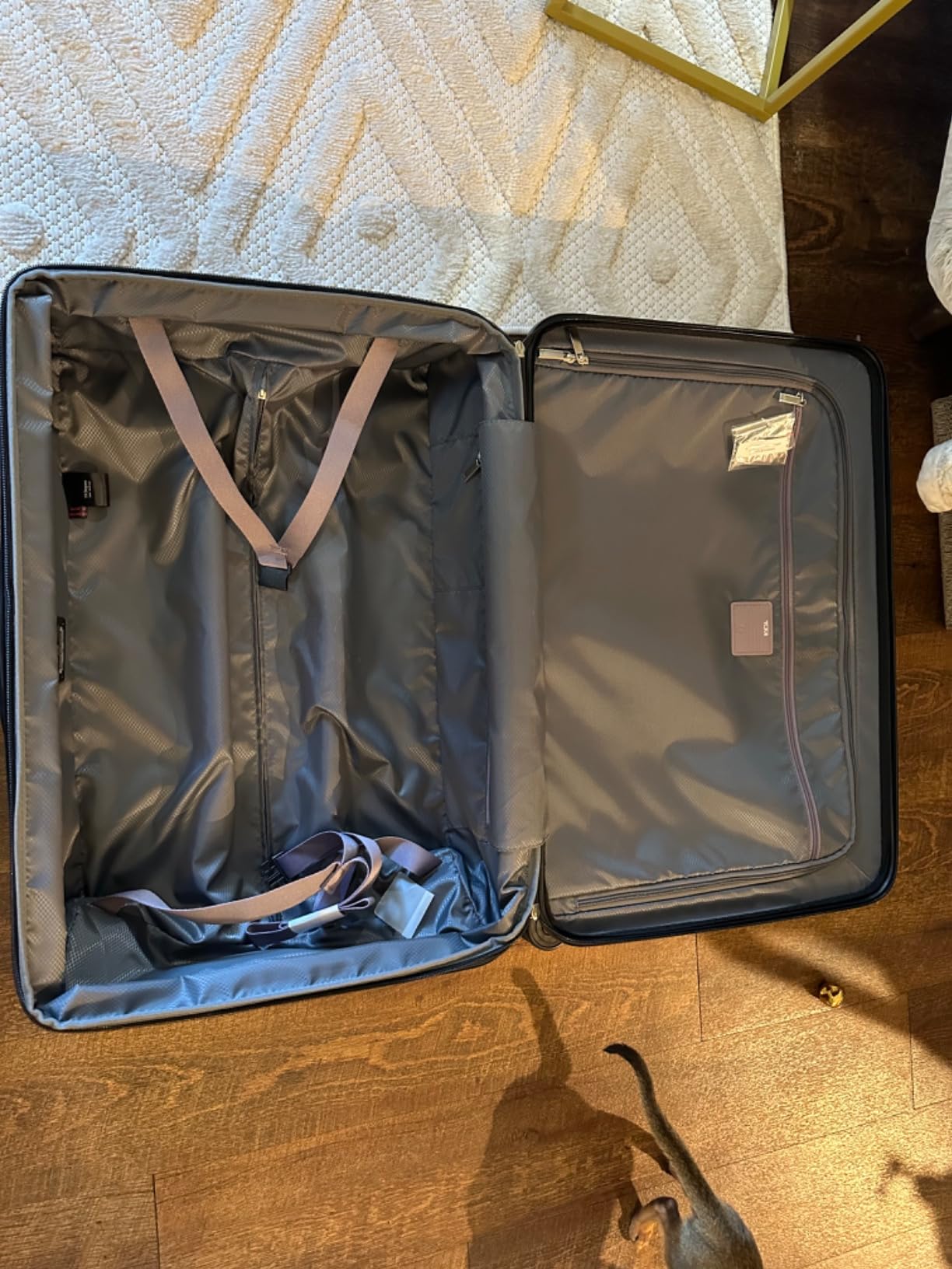 19 Degree Medium Checked Luggage 4 Wheeled Packing Case - Hard Shell Suitcase - 26.0