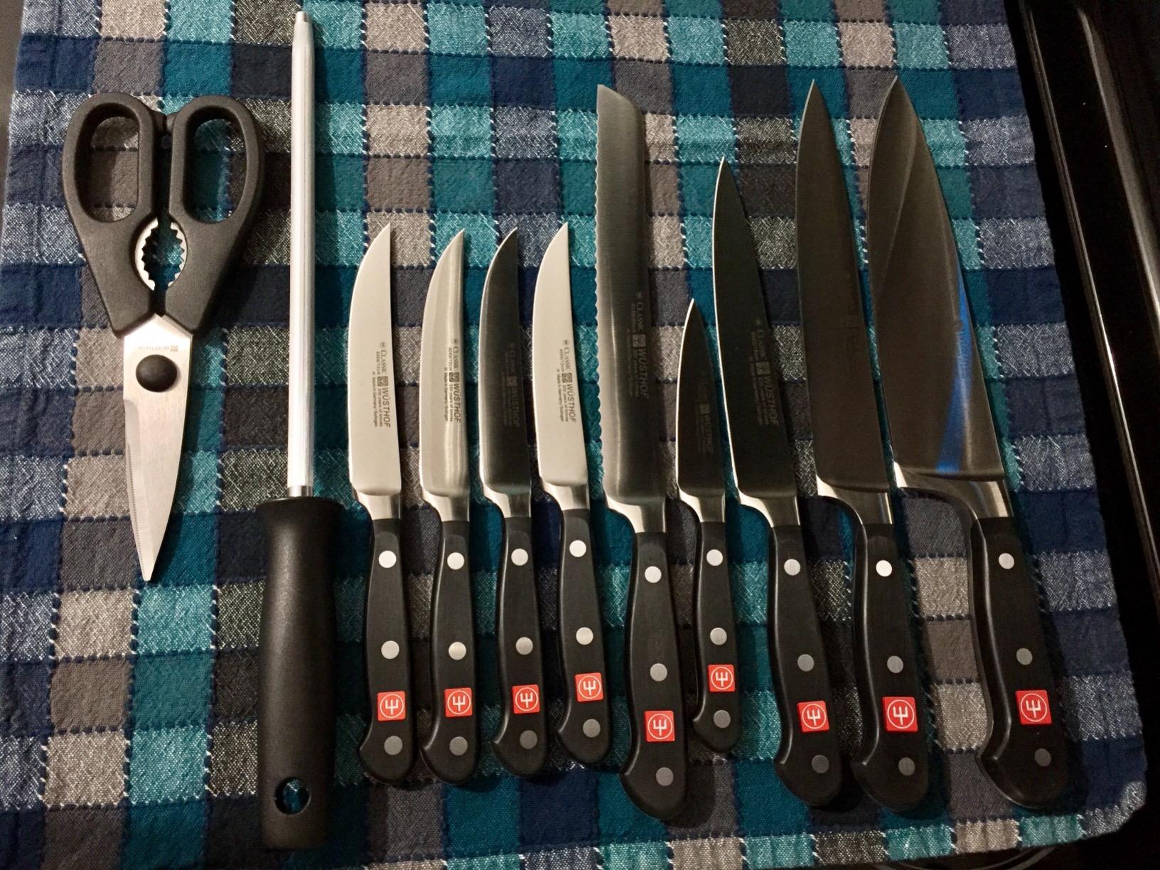 Wusthof Classic 11-Piece Knife Block Set, Acacia customer photo 2
