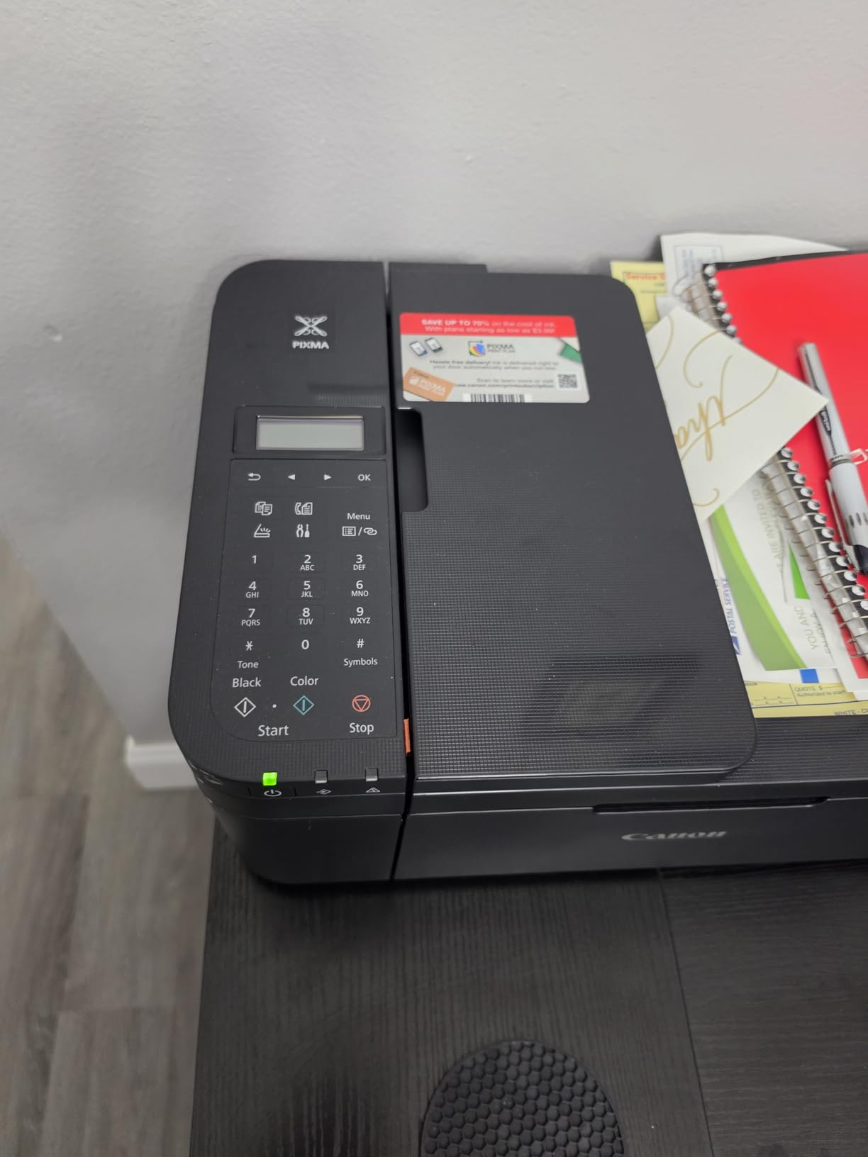 PIXMA TR4720 All-in-One Wireless Printer, with Auto Document Feeder, Mobile Printing and Built-in Fax, White customer photo 1