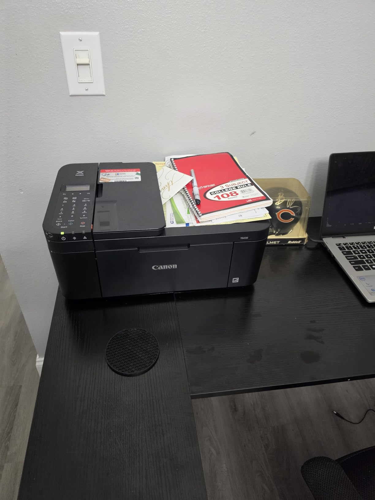 PIXMA TR4720 All-in-One Wireless Printer, with Auto Document Feeder, Mobile Printing and Built-in Fax, White customer photo 2