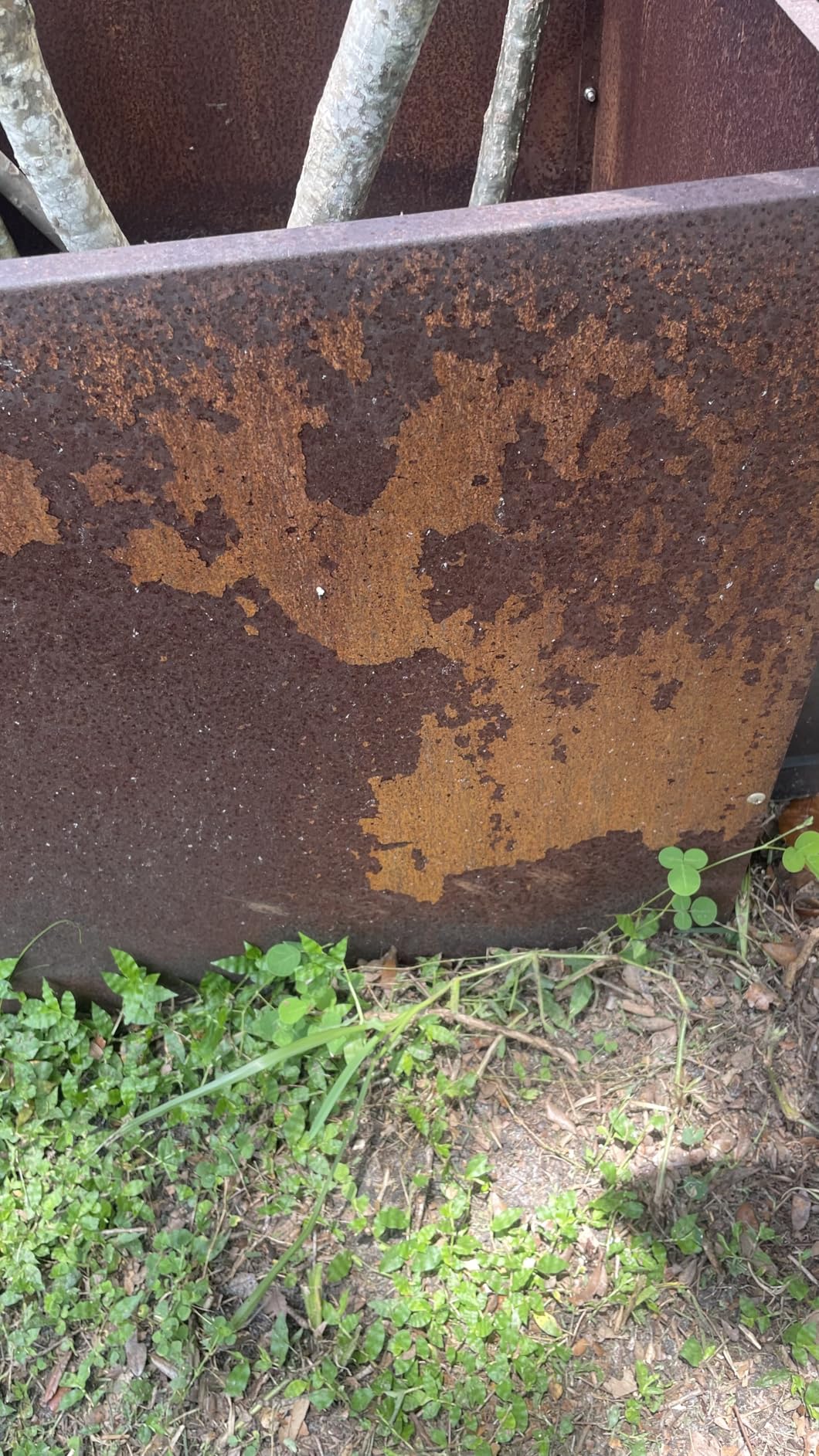 DIY CARTEL Corten Steel Rectangular Outdoor Planter Box, Rustic & Modern Farmhouse Design, Large Raised Metal Garden Bed for Commercial & Residential Use (36in x 16in x 16in) customer photo 2