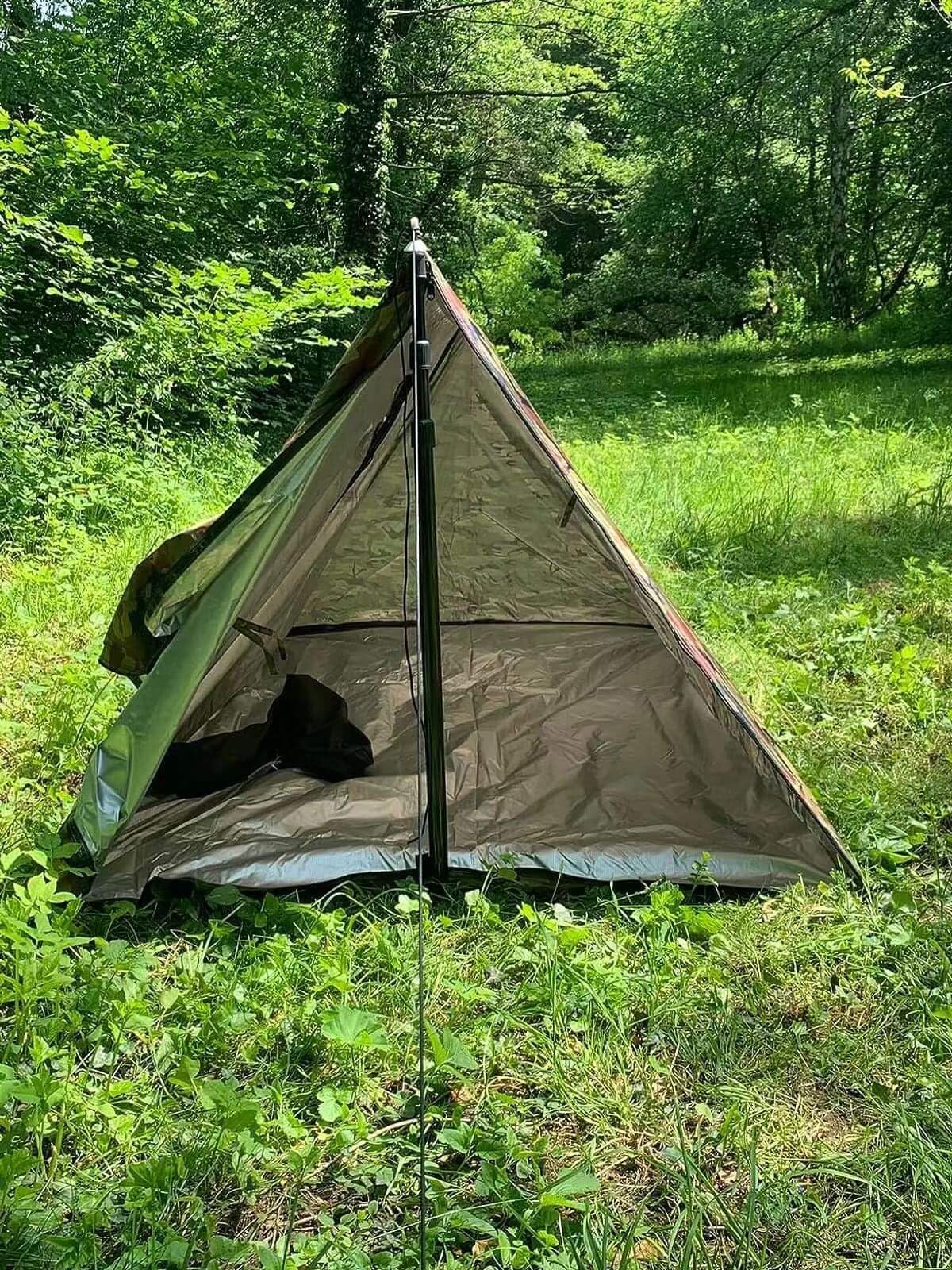 LYN Extra Large Zipper Reusable Survival Emergency Shelter Tent,Thermal Waterproof Fireproof Lightweight Bugout, with Paracord+Stake for Camping,First Aid,Hiking&Bushcraft customer photo 2