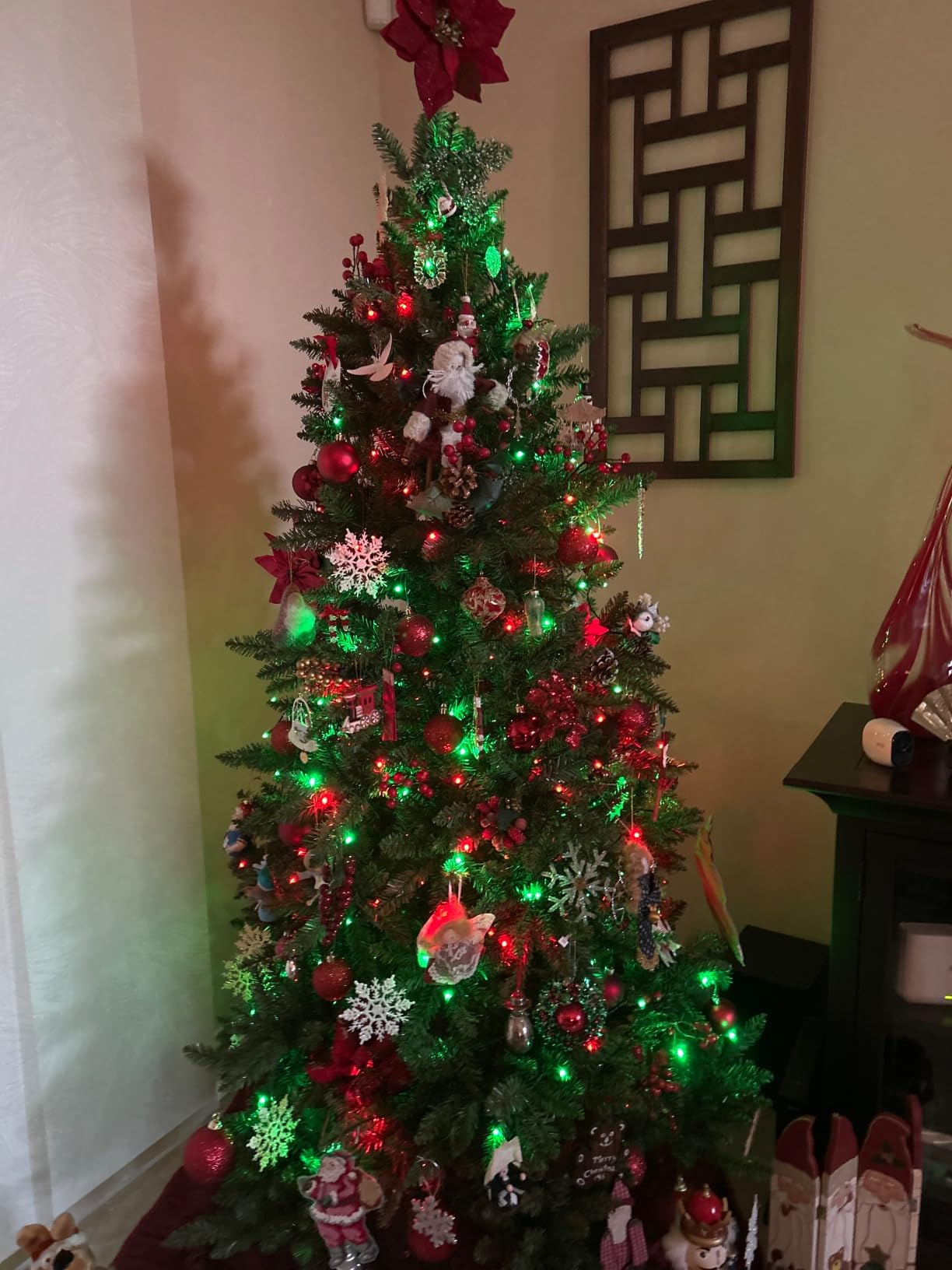 6.5ft Berkshire Mountain Fir Slim Unlit Artificial Christmas Tree with Premium Stand for Medium Spaces customer photo 2