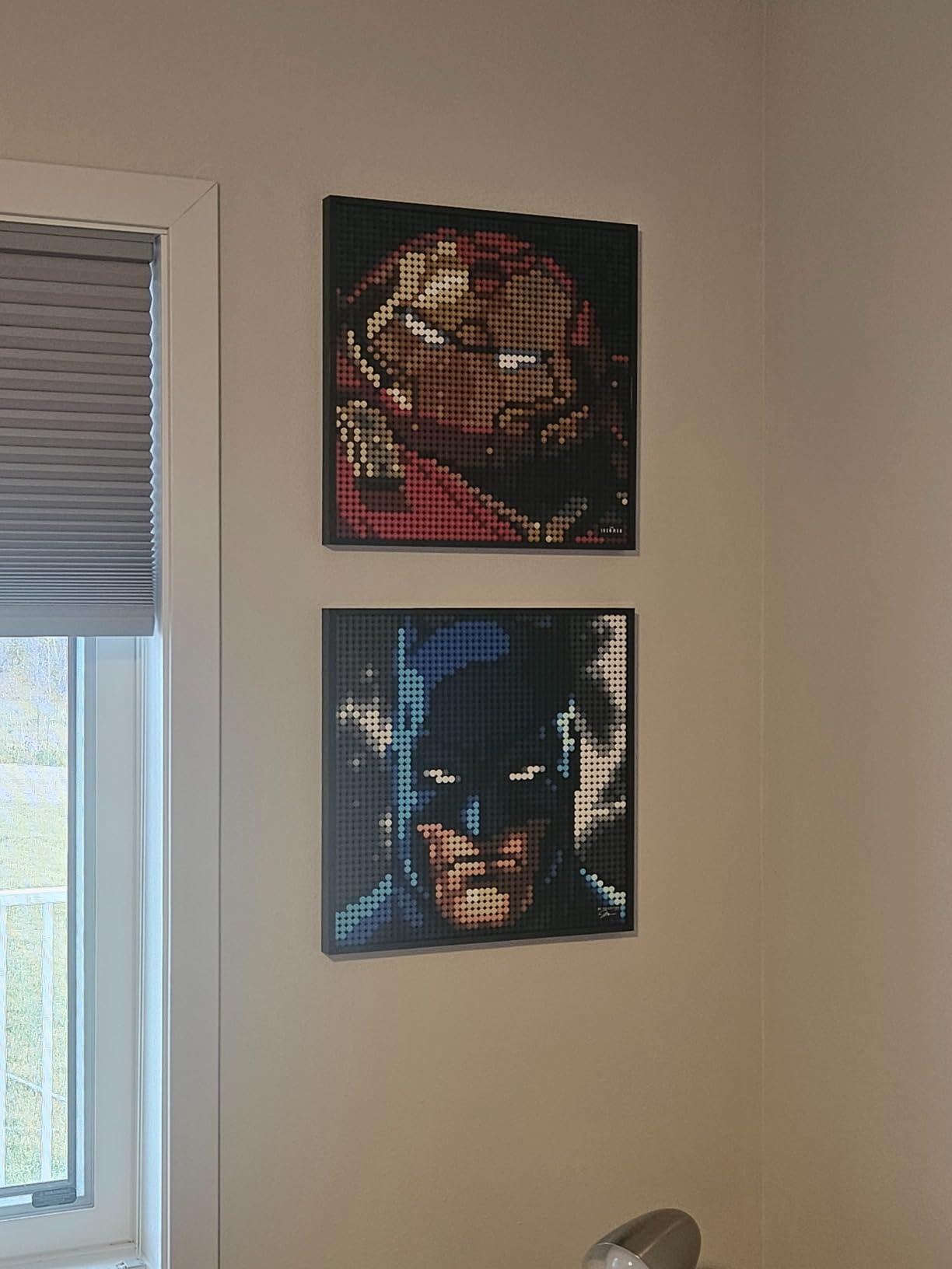 LEGO Art Jim Lee Batman Collection 31205 Building Blocks - Superhero Canvas Wall Decor with Joker, Harley Quinn, or Batman Portraits, DC Comics DIY Poster, Gift Idea for Men, Women, and Adults customer photo 1