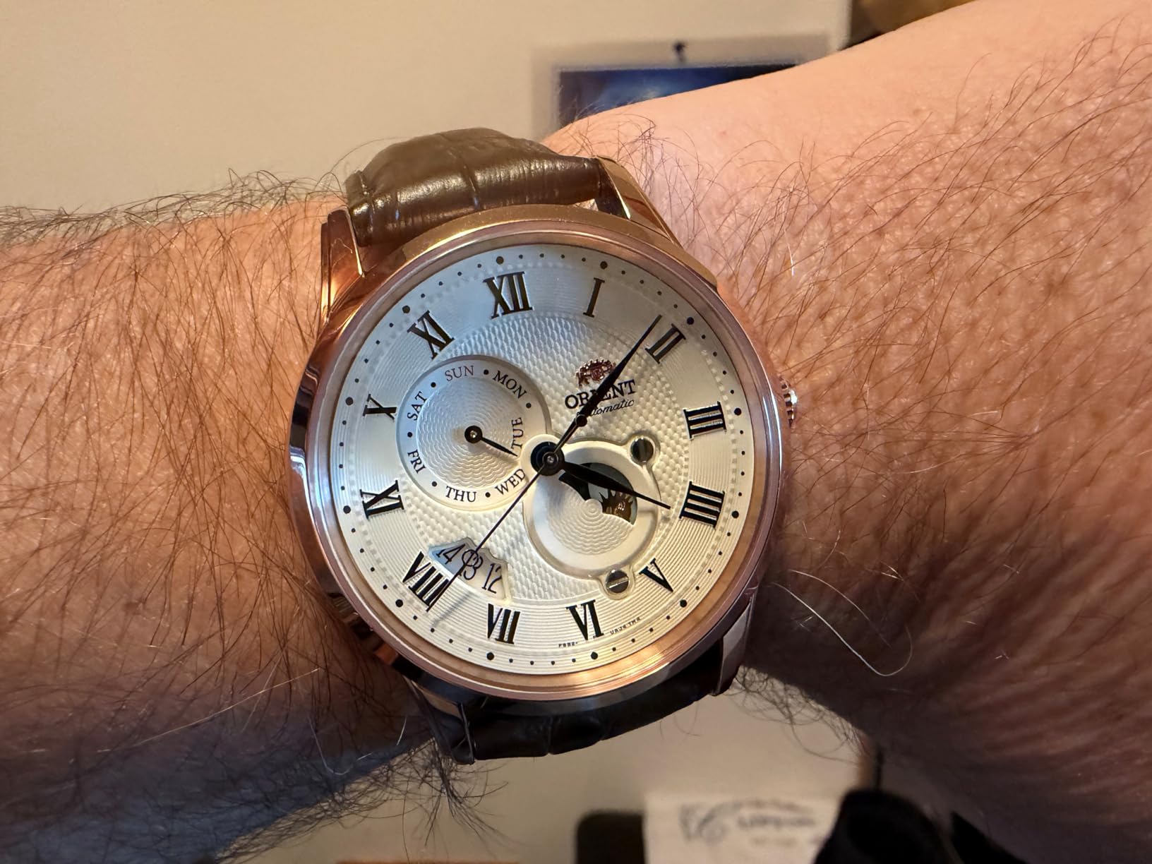 Orient Stainless Steel Japanese Automatic/Hand Winding Watch with Sapphire Crystal Model: RA-AK00 customer photo 1