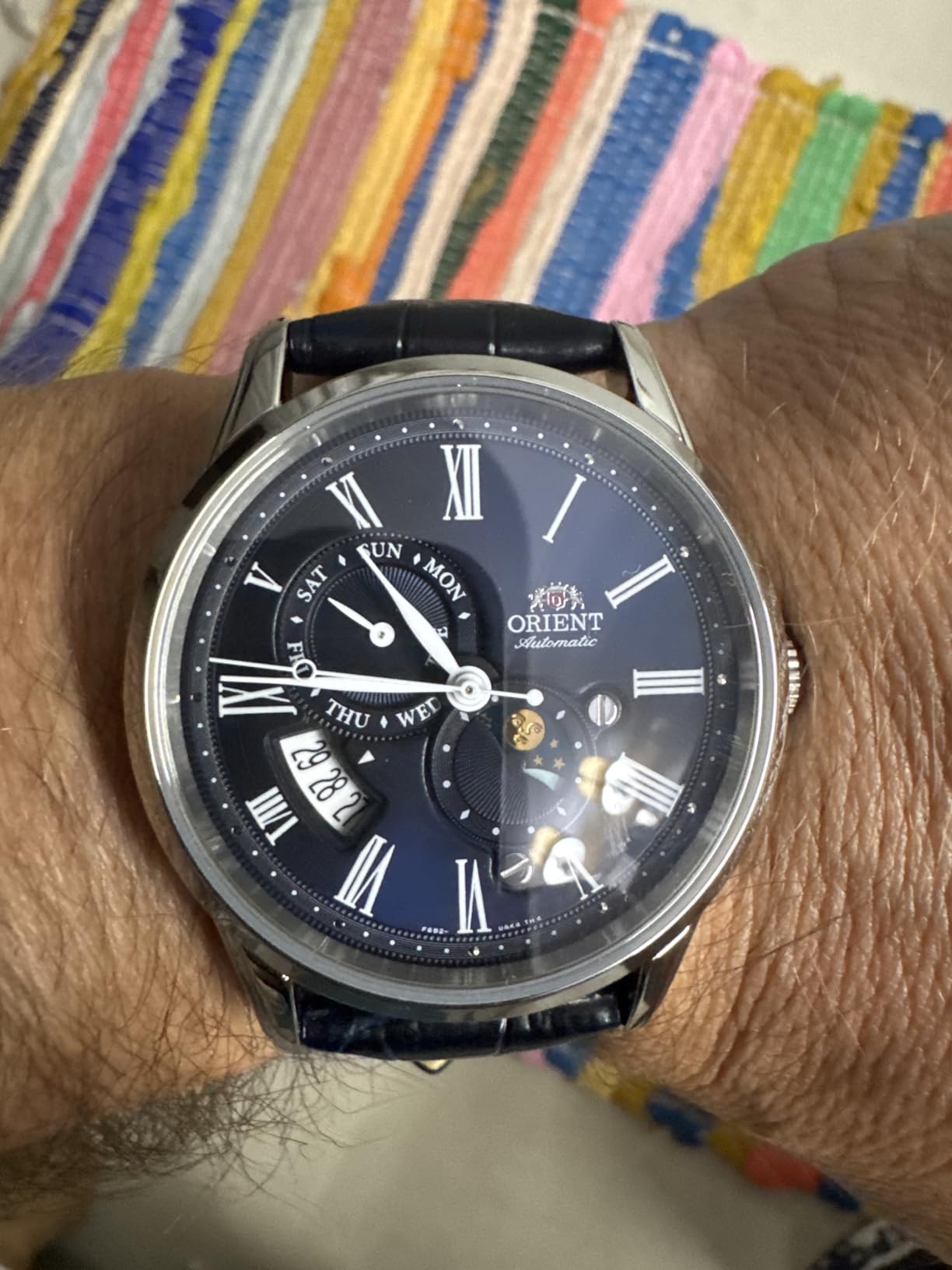 Orient Stainless Steel Japanese Automatic/Hand Winding Watch with Sapphire Crystal Model: RA-AK00 customer photo 2