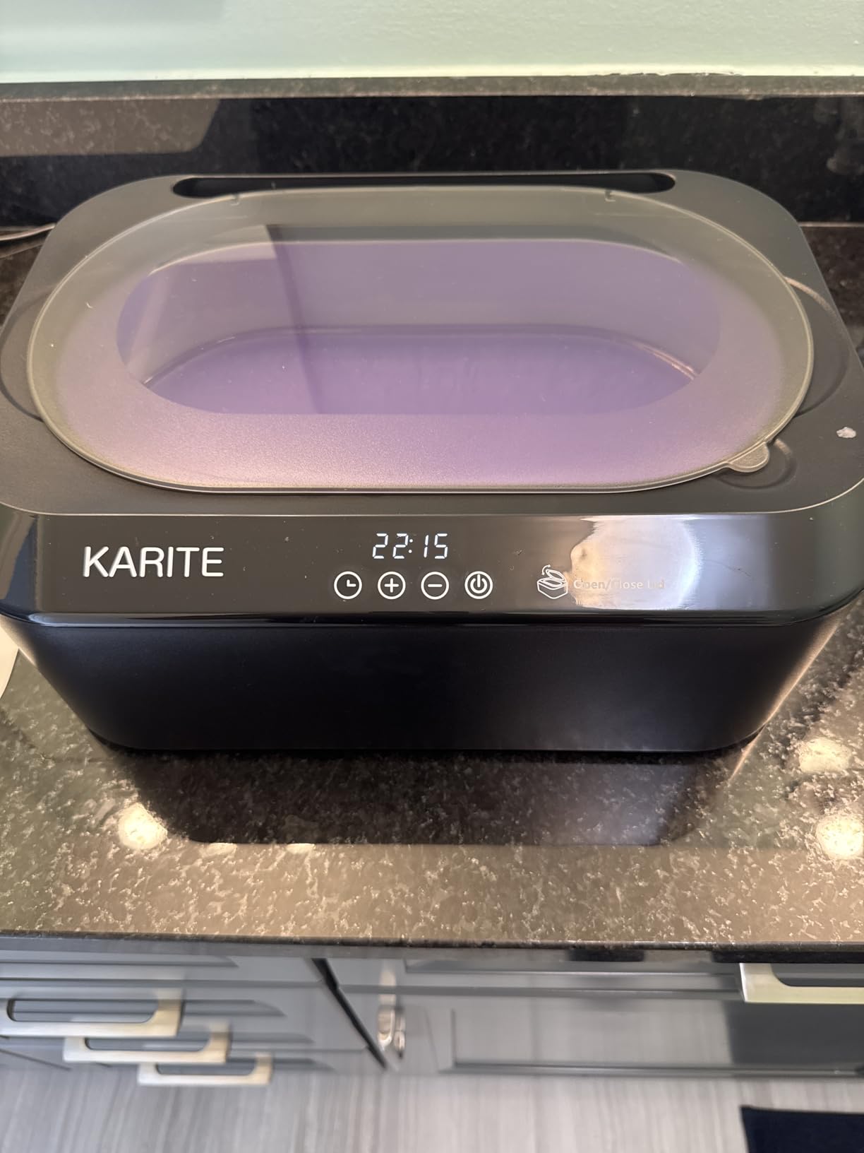 KARITE Paraffin Wax Machine for Hands and Feet with Auto Open Lid - 4500ml Paraffin Bath, 20Min Fast Wax Meltdown, Precision Temperature Control, Paraffin Warmer with 8Pack Refills customer photo 1