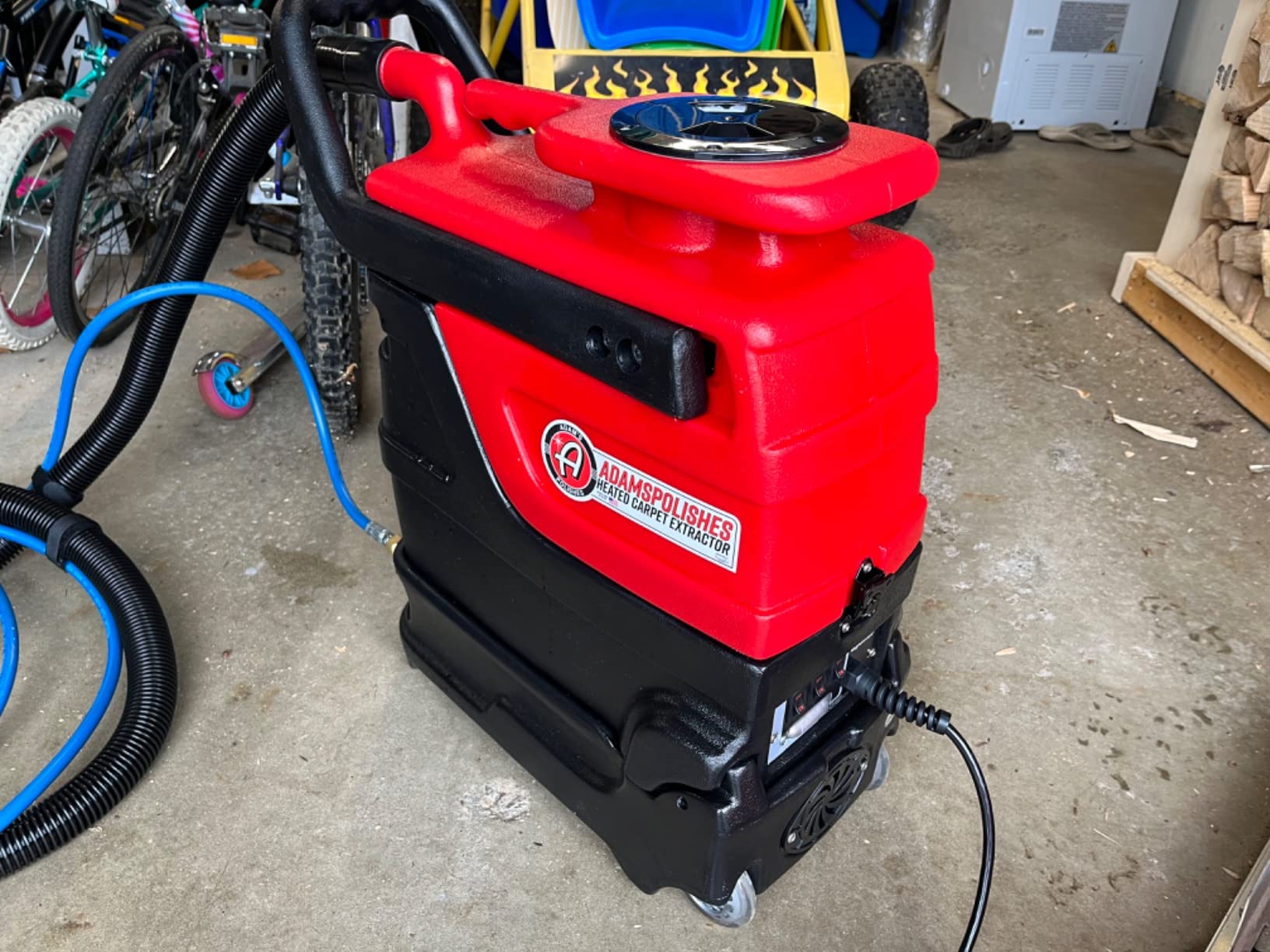 Heated Carpet Extractor - 200 Degree Spot and Upholstery Cleaner with Clear Head Hand Tool, 15 Foot Hose customer photo 1