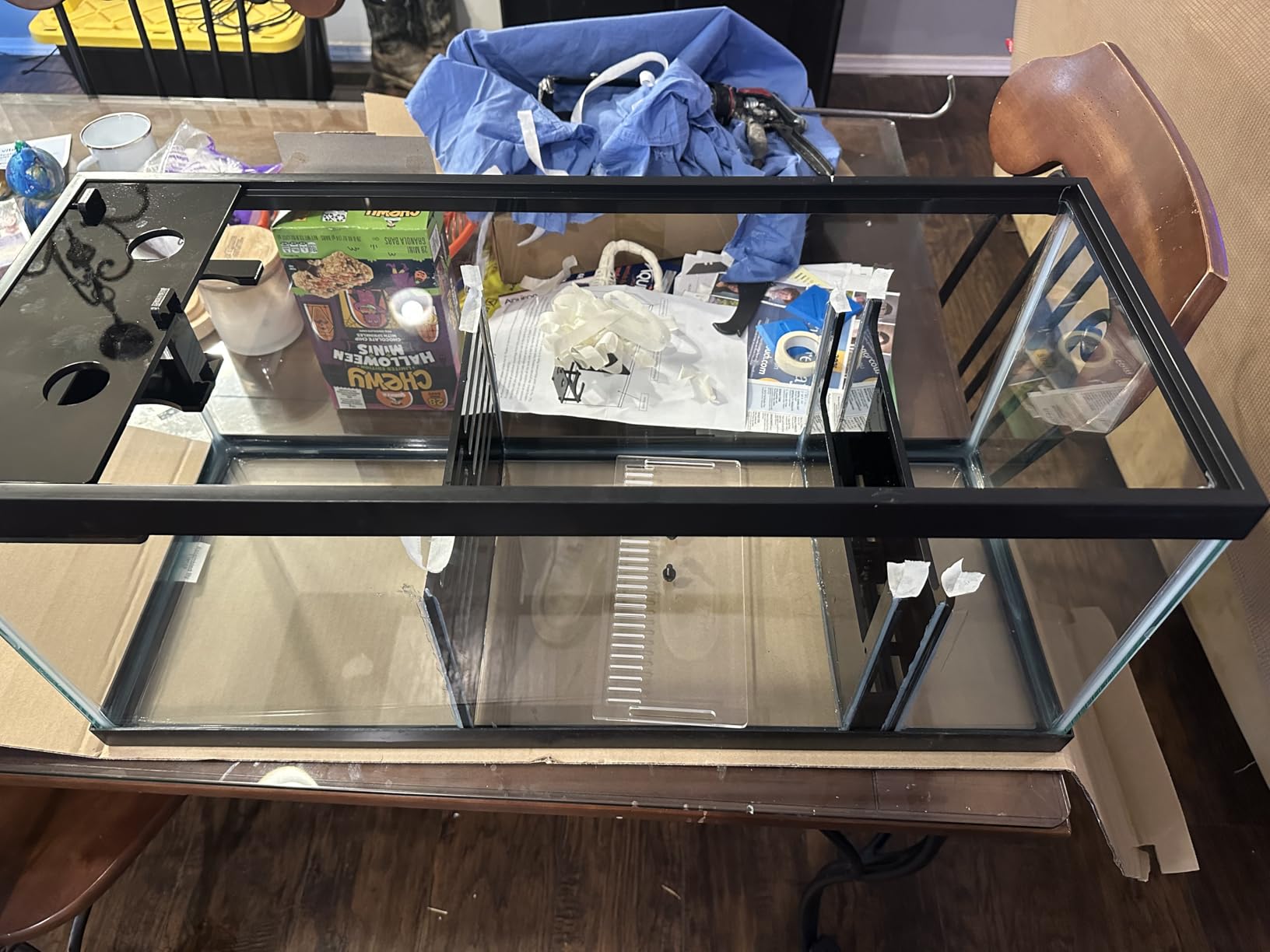 Adjustable Sump Baffle Kit - Refugium Kit for 40 Gallon Breeder Tank - Reef Aquarium - Saltwater Aquarium Filter System- Protein Skimmer Sump customer photo 1
