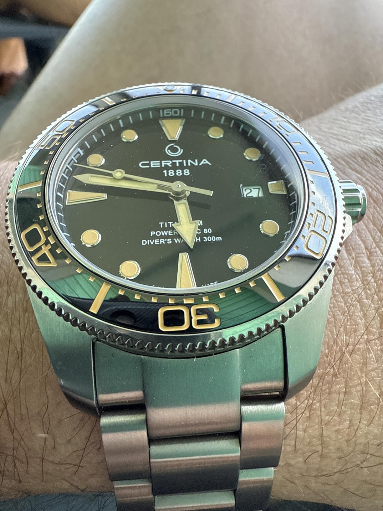 Certina DS ACTION Diver 43mm Titanium Black Dial customer photo 1